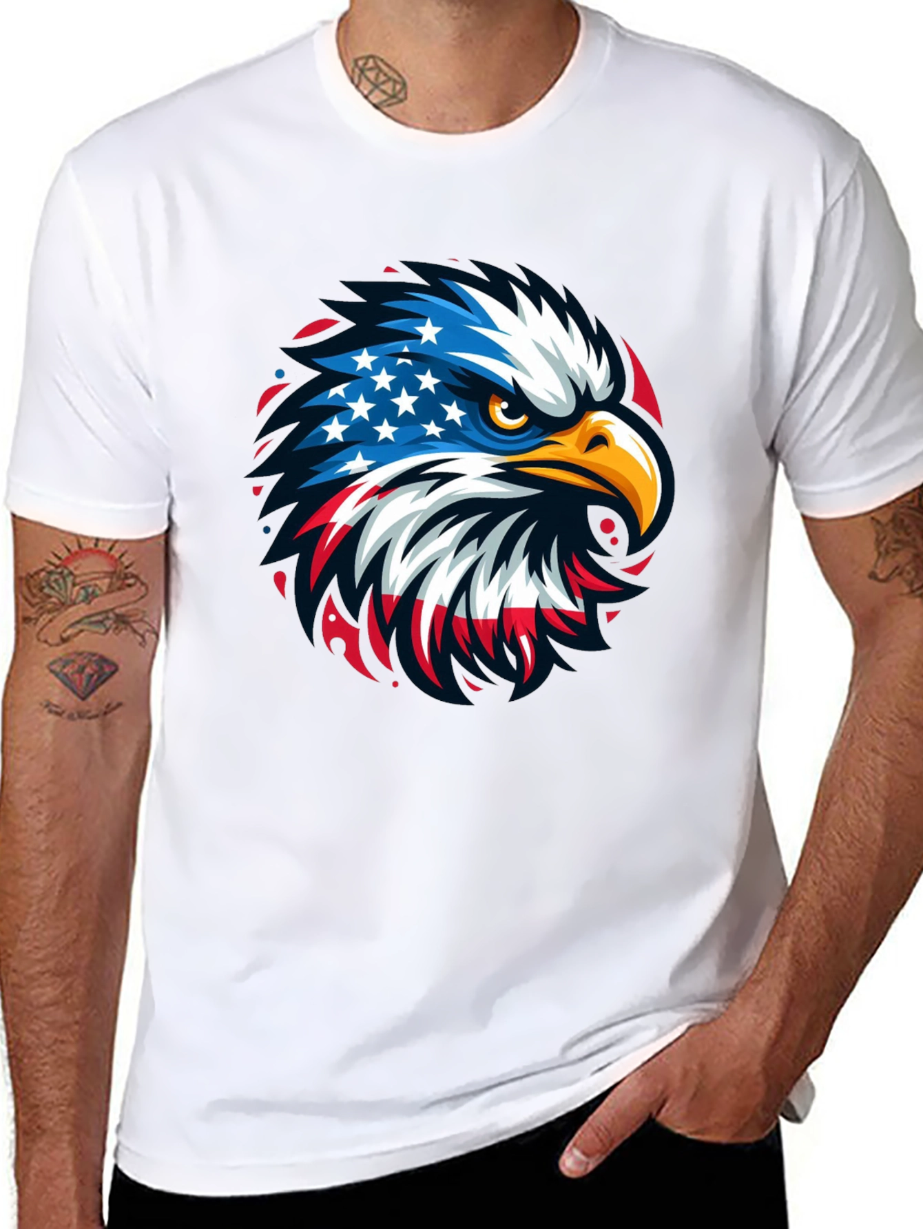 American Eagle Graphic Tee - Patriotic Design