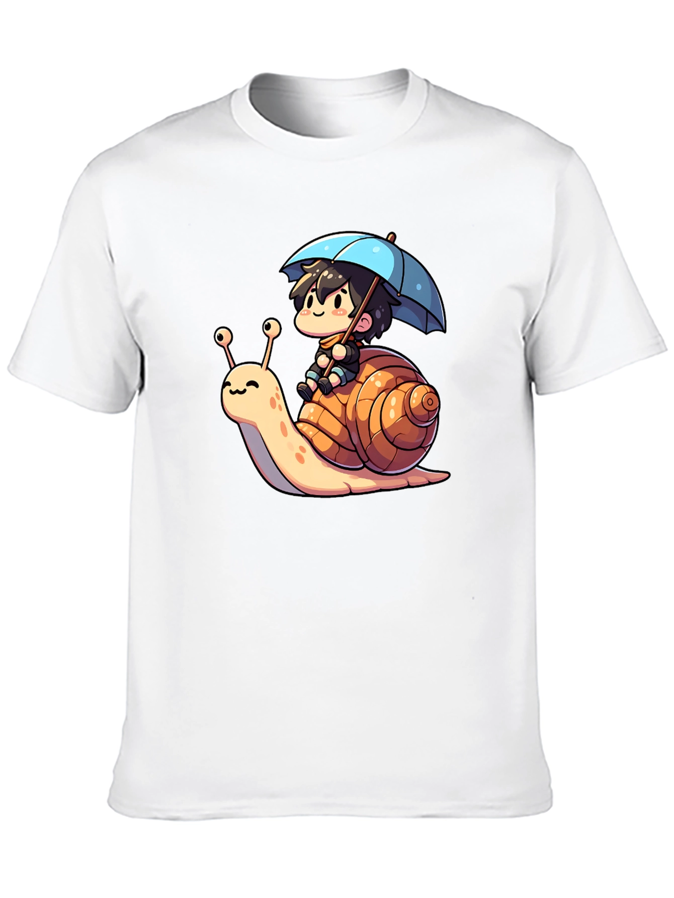 Cartoon Snail Ride T-Shirt