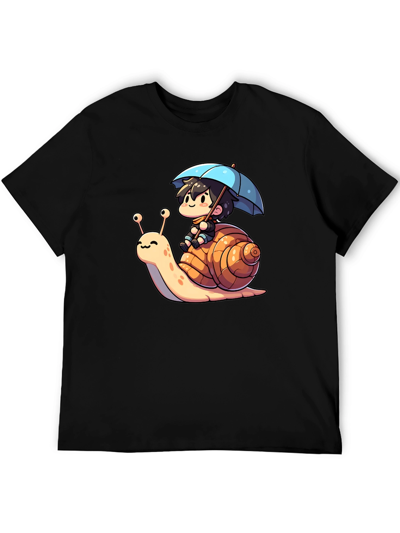 Cartoon Snail Ride T-Shirt
