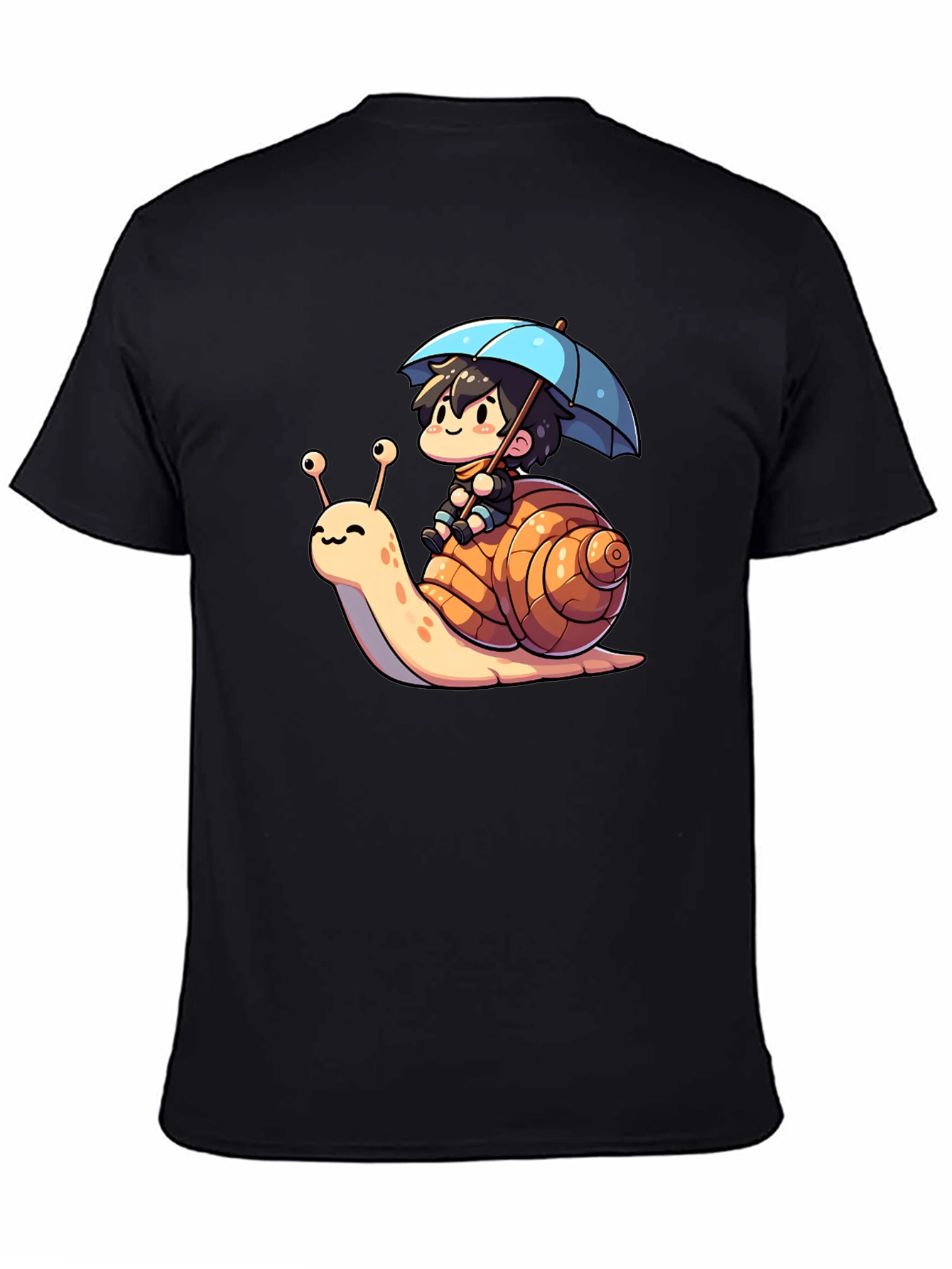 Cartoon Snail Ride T-Shirt