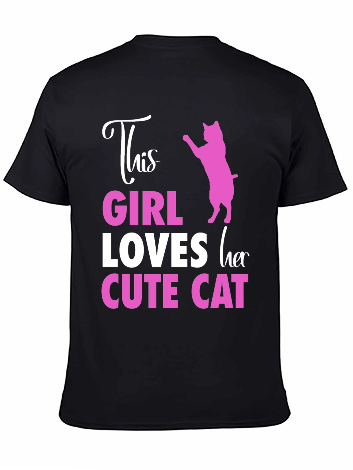 This Girl Loves Her Cute Cat T-Shirt