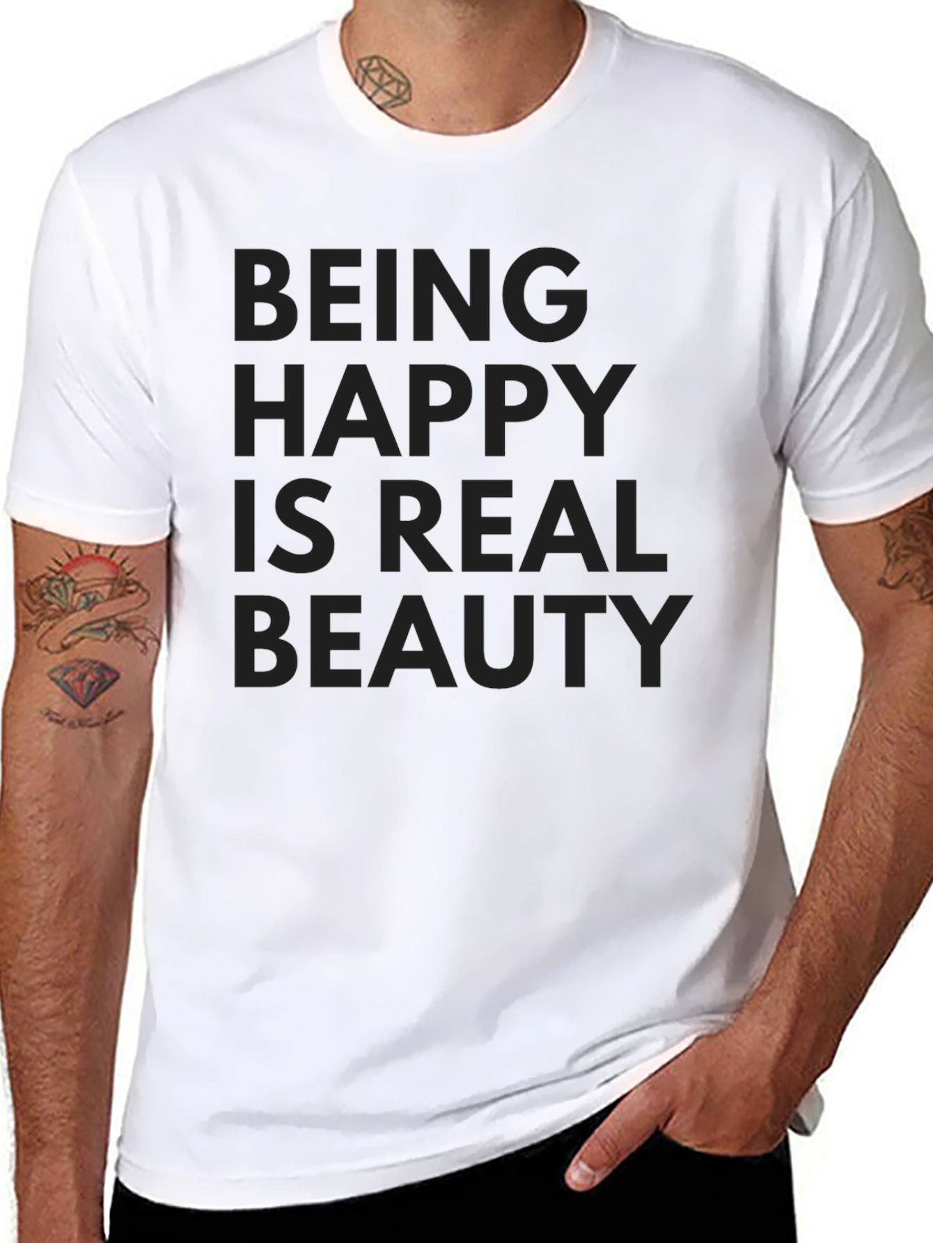 Being Happy is Real Beauty T-Shirt