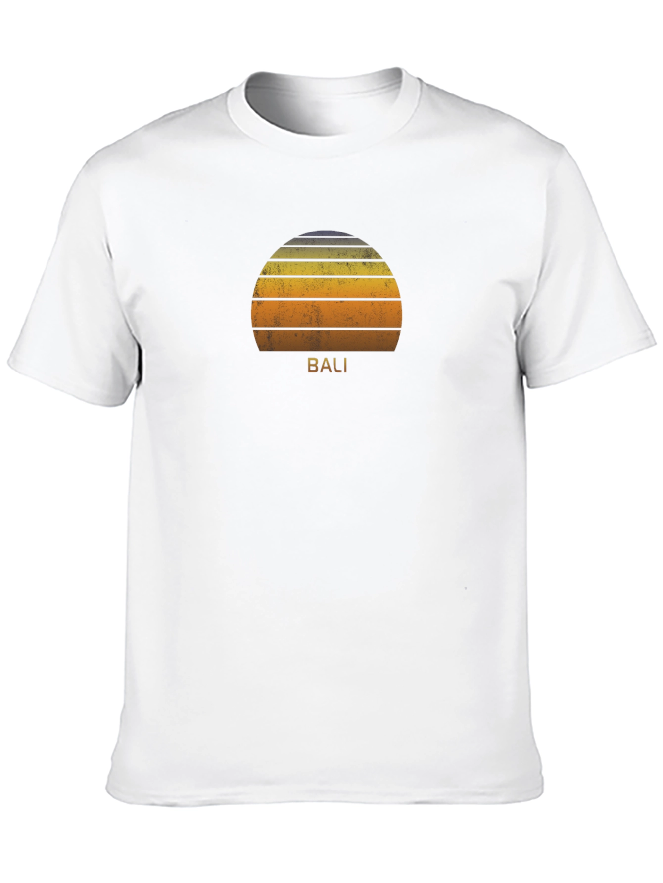 Bali Sunset Graphic T-Shirt - Retro Style Tee