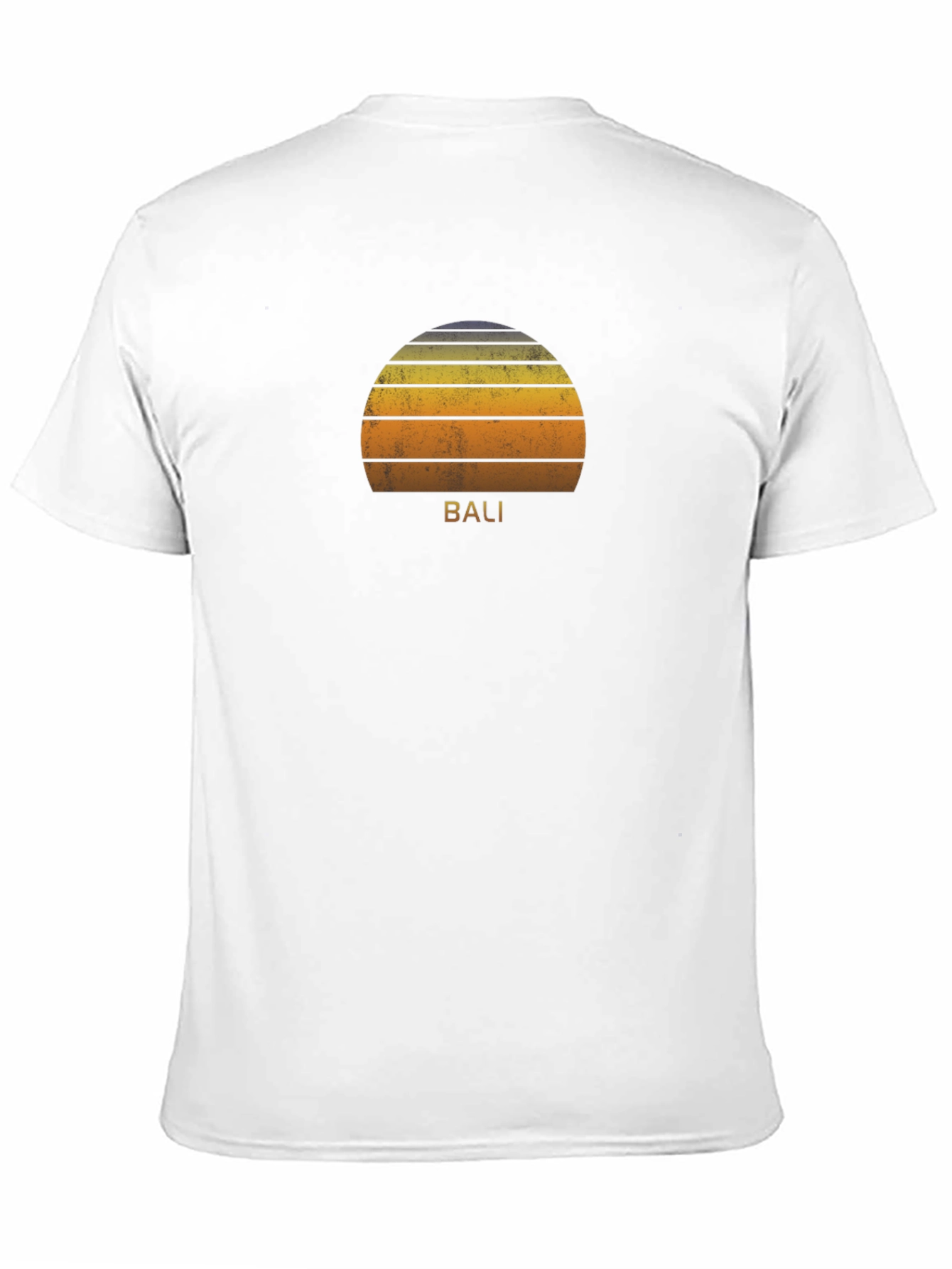 Bali Sunset Graphic T-Shirt - Retro Style Tee