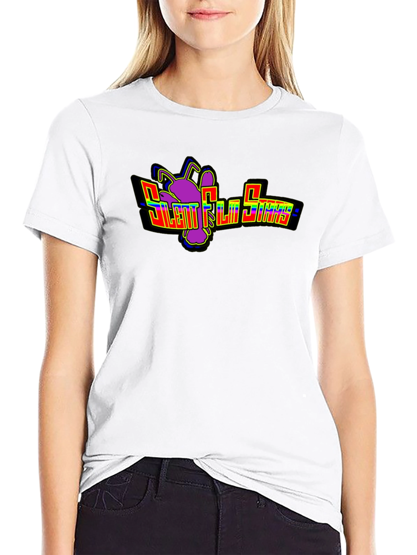 Silent Film Stars T-Shirt Black