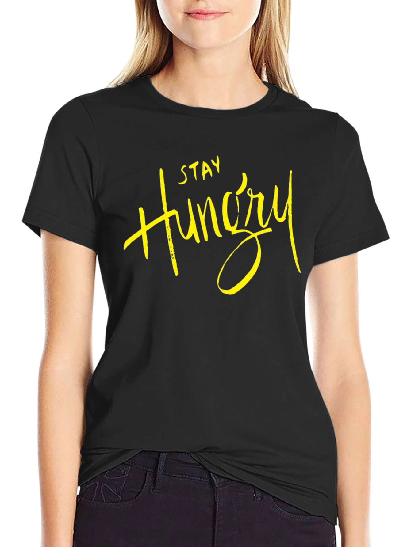 Stay Hungry Black T-Shirt
