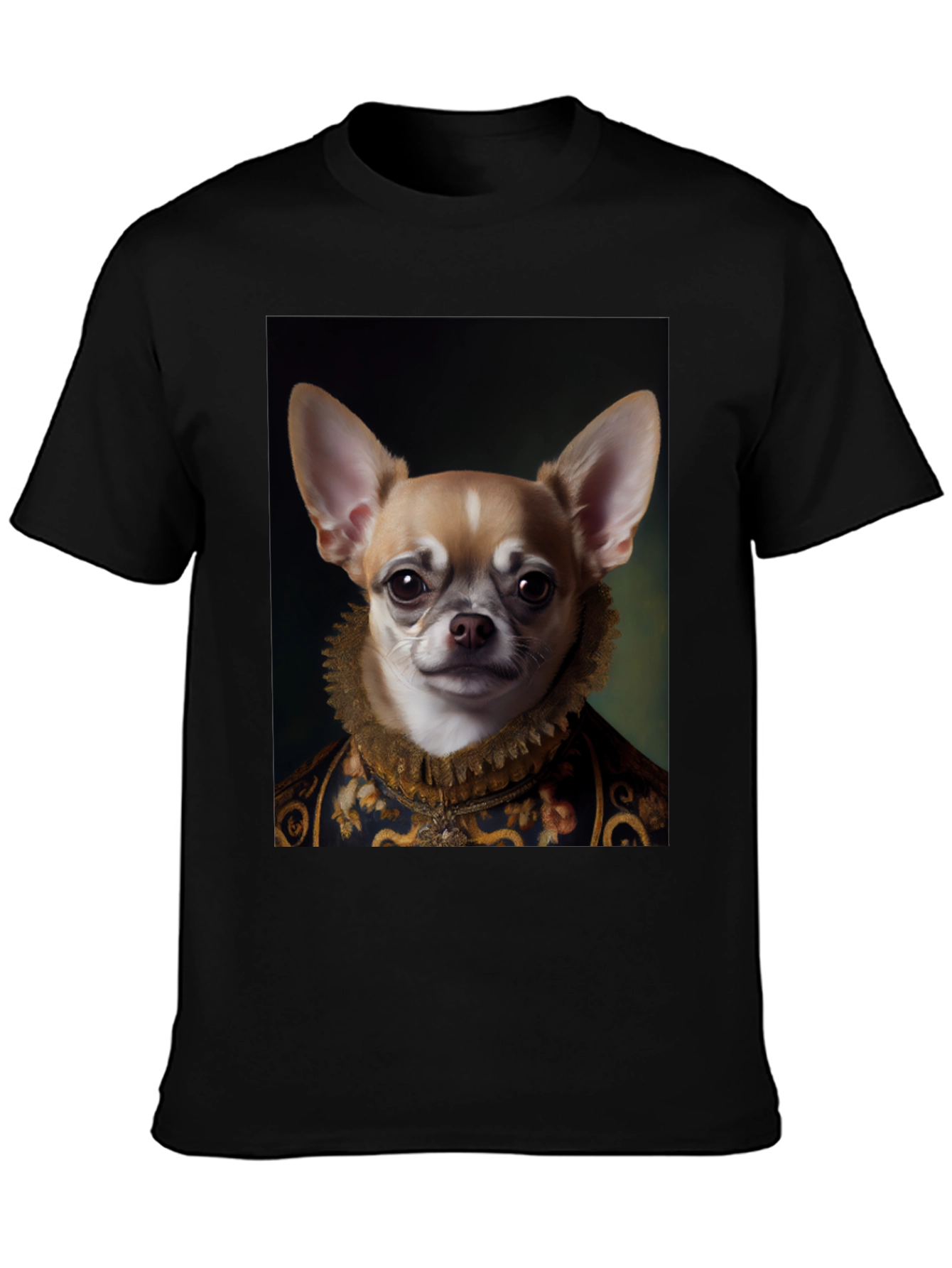 Chihuahua Renaissance Portrait T-Shirt