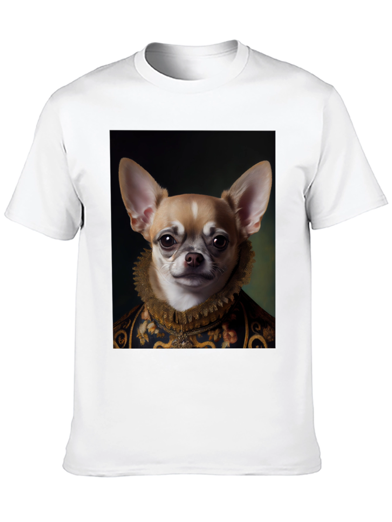 Chihuahua Renaissance Portrait T-Shirt