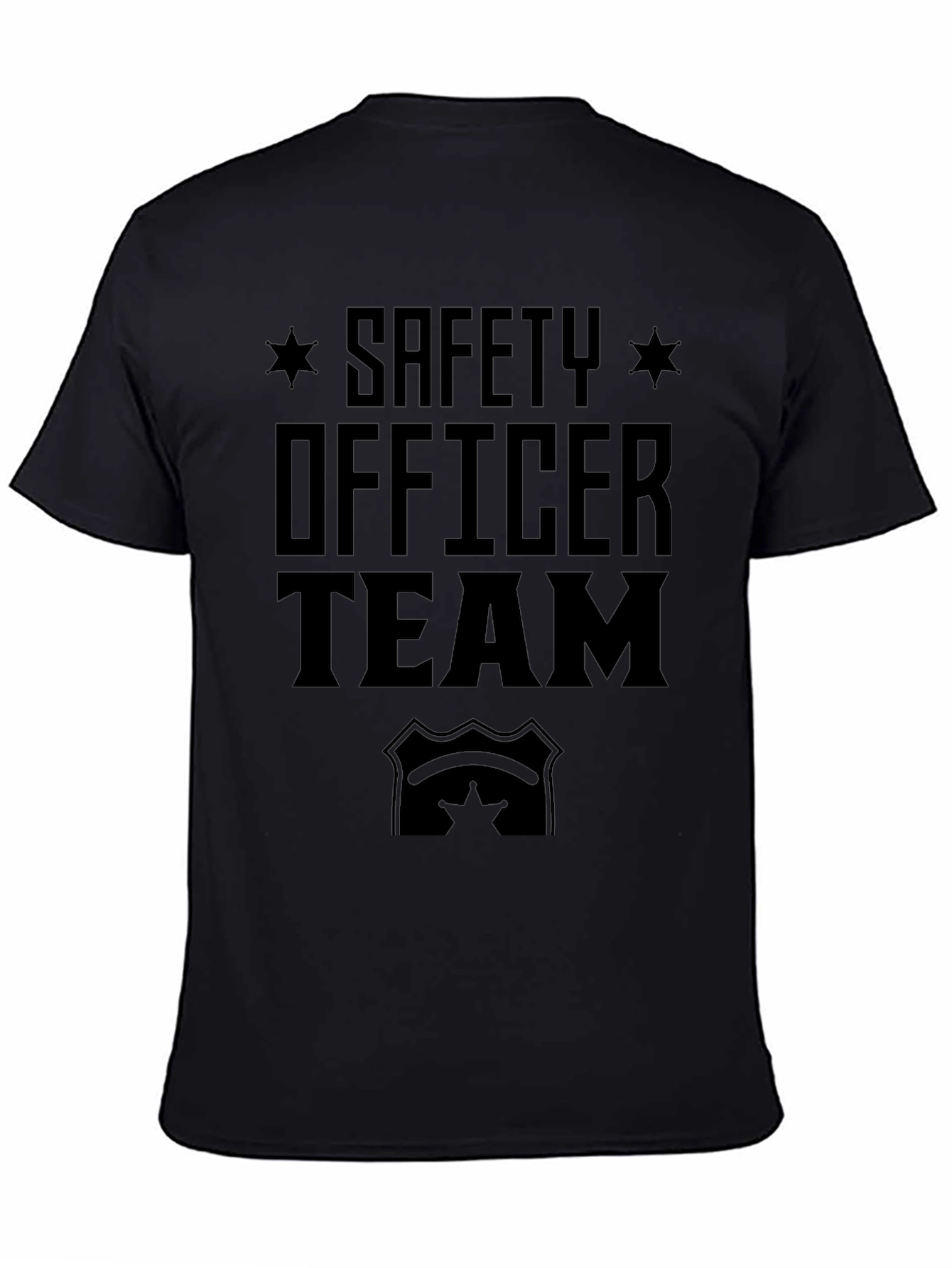 Safety Officer Team T-Shirt - Black