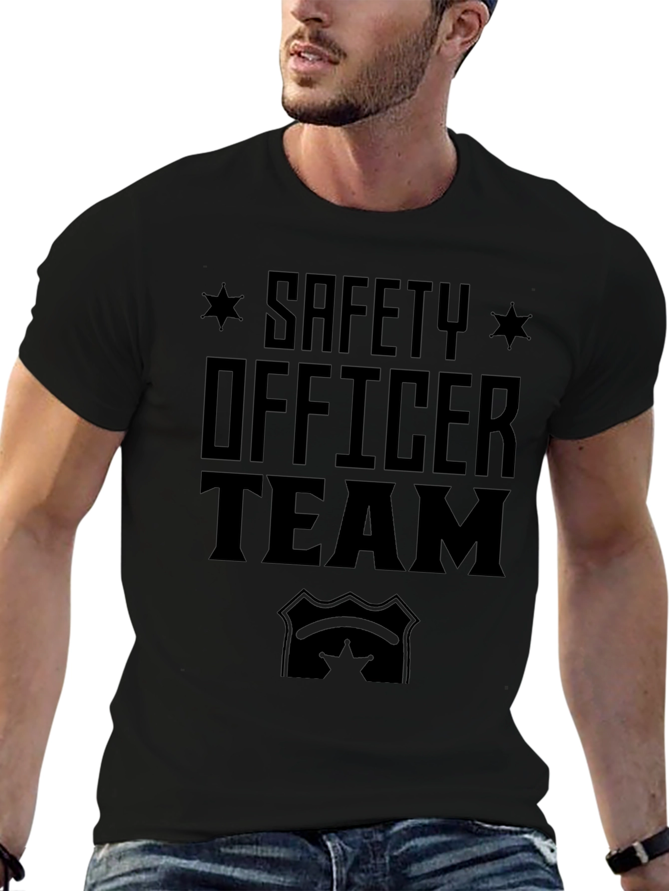 Safety Officer Team T-Shirt - Black