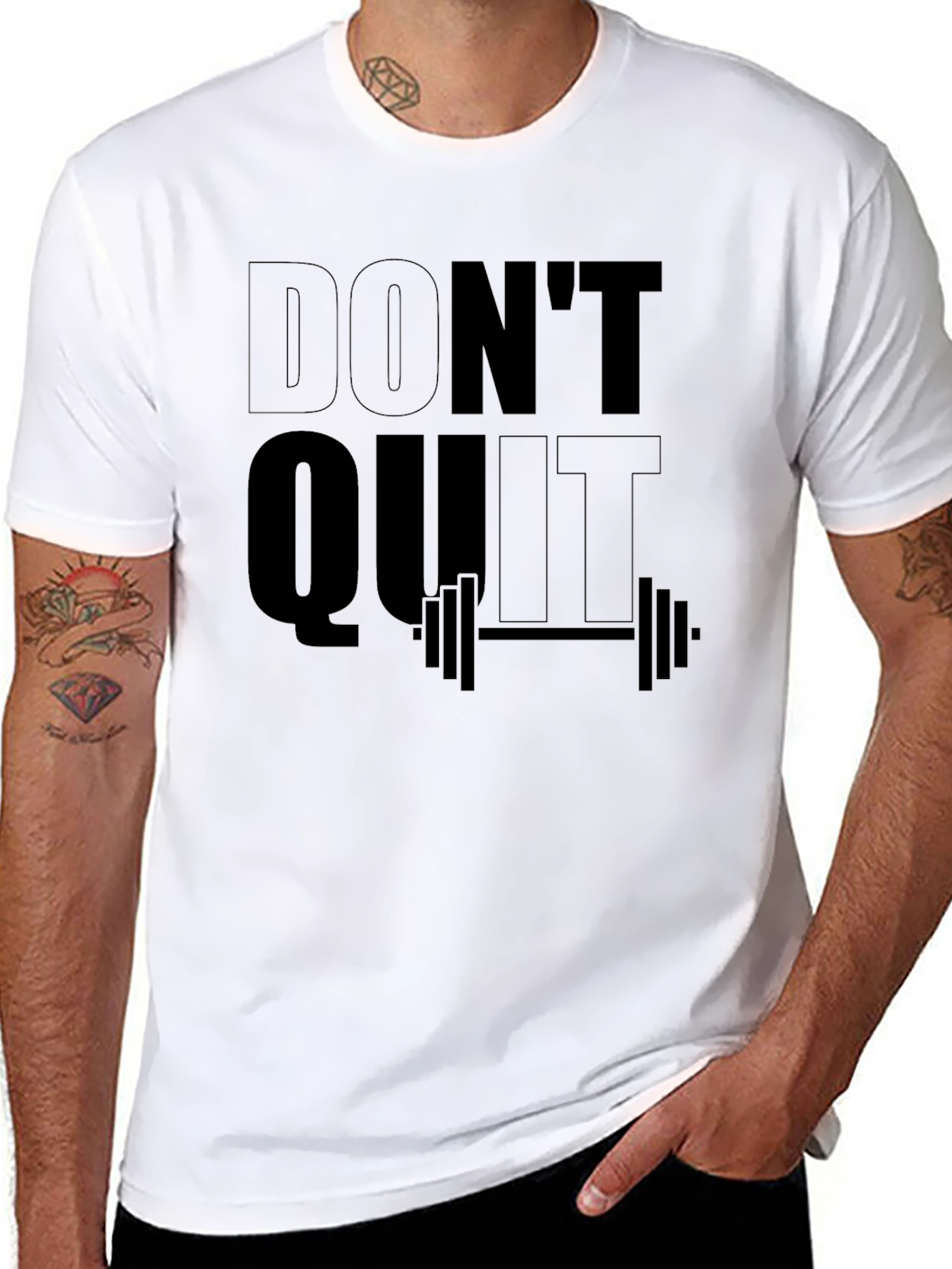 Dont Quit Gym Motivation T-Shirt