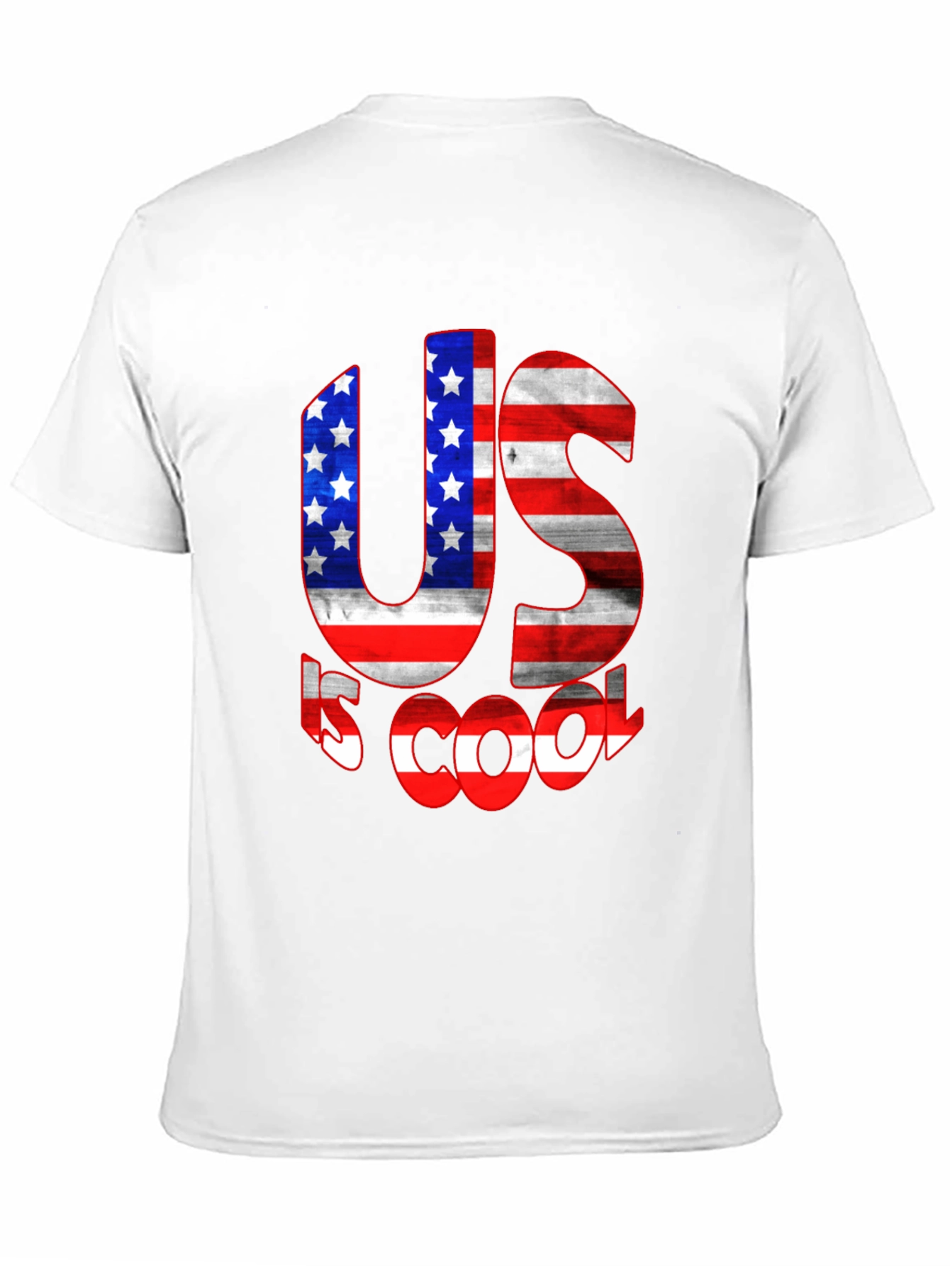 US is Cool American Flag Graphic Tee