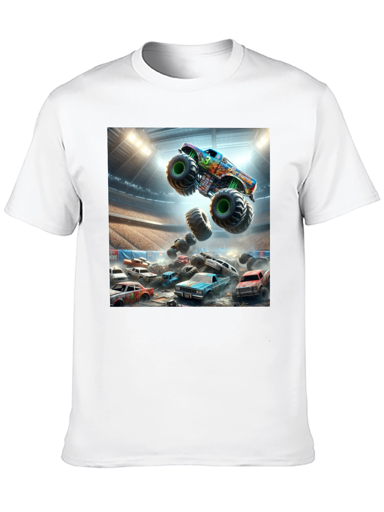 Monster Truck Rally Graphic T-Shirt