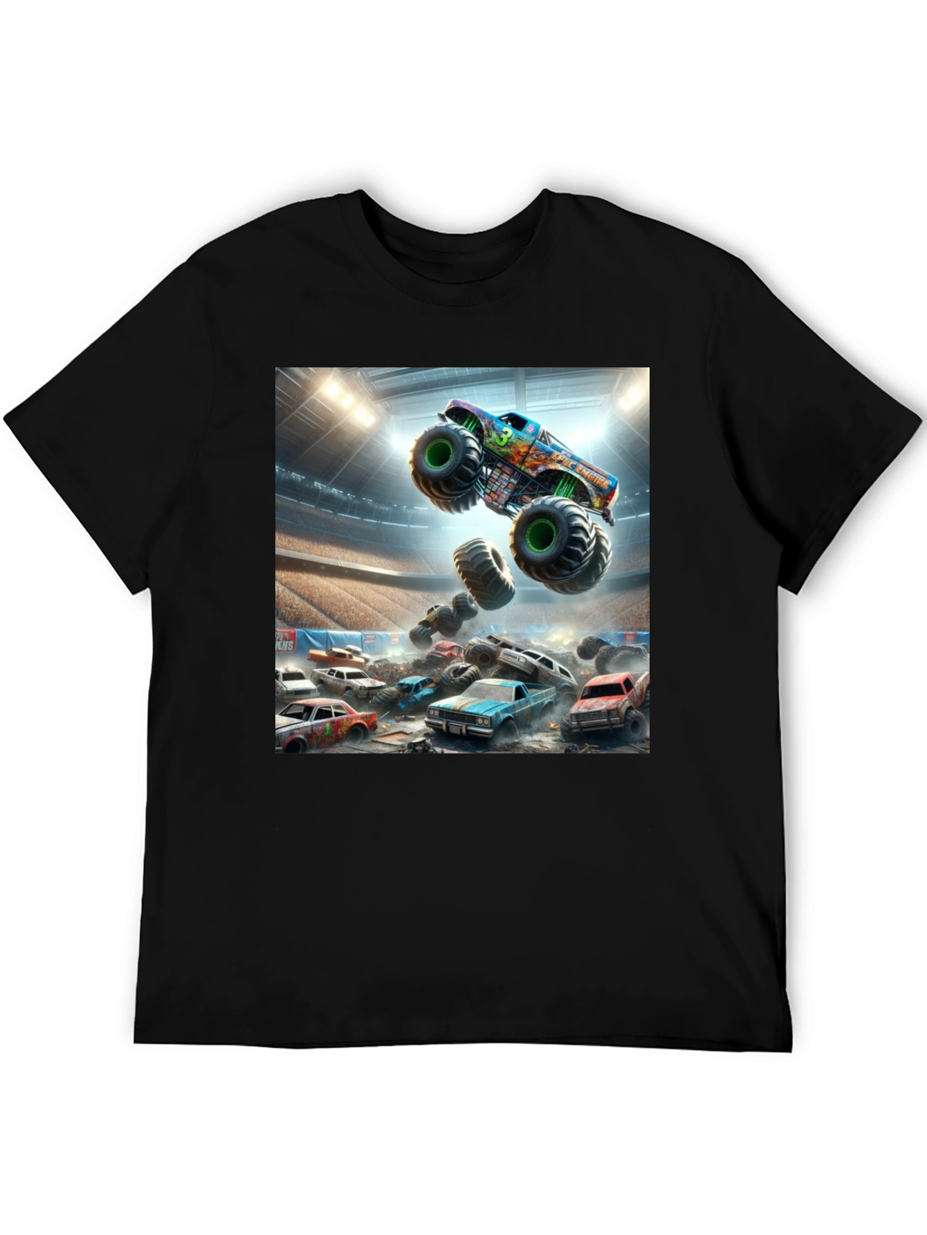 Monster Truck Rally Graphic T-Shirt