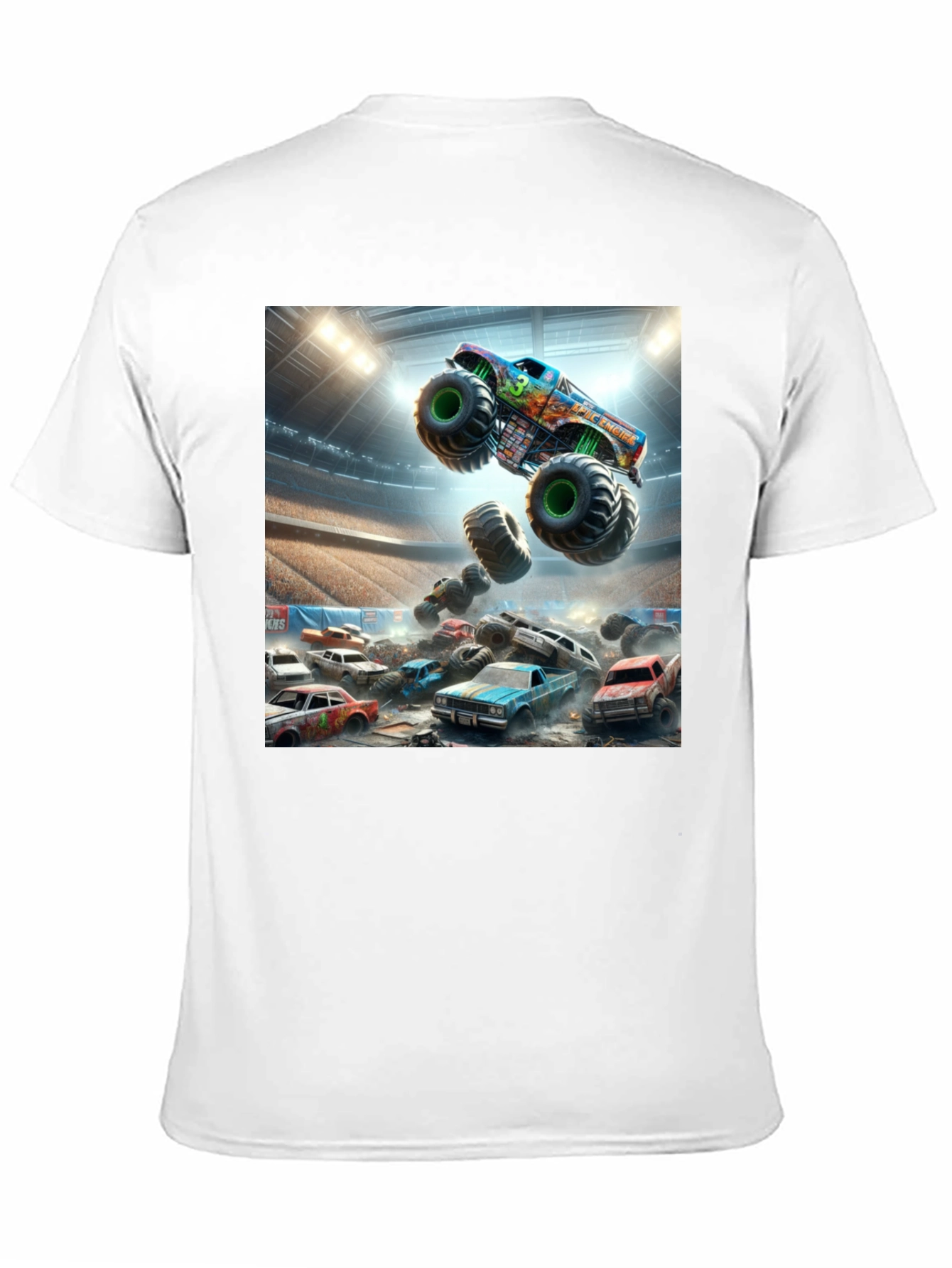 Monster Truck Rally Graphic T-Shirt