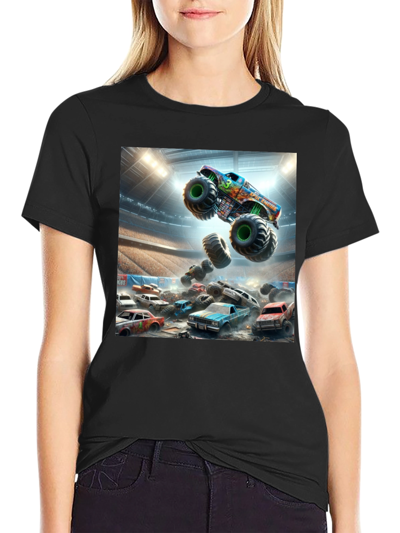 Monster Truck Rally Graphic T-Shirt