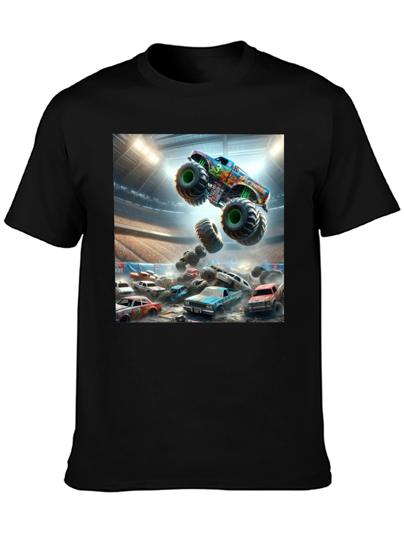 Monster Truck Rally Graphic T-Shirt