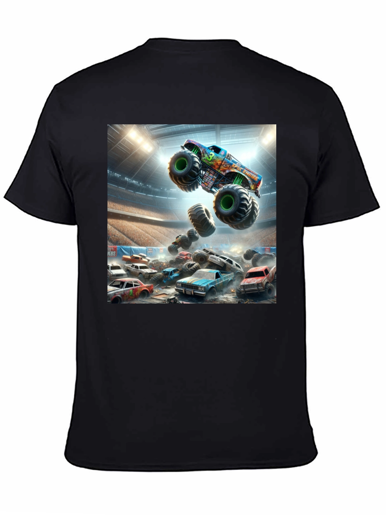 Monster Truck Rally Graphic T-Shirt