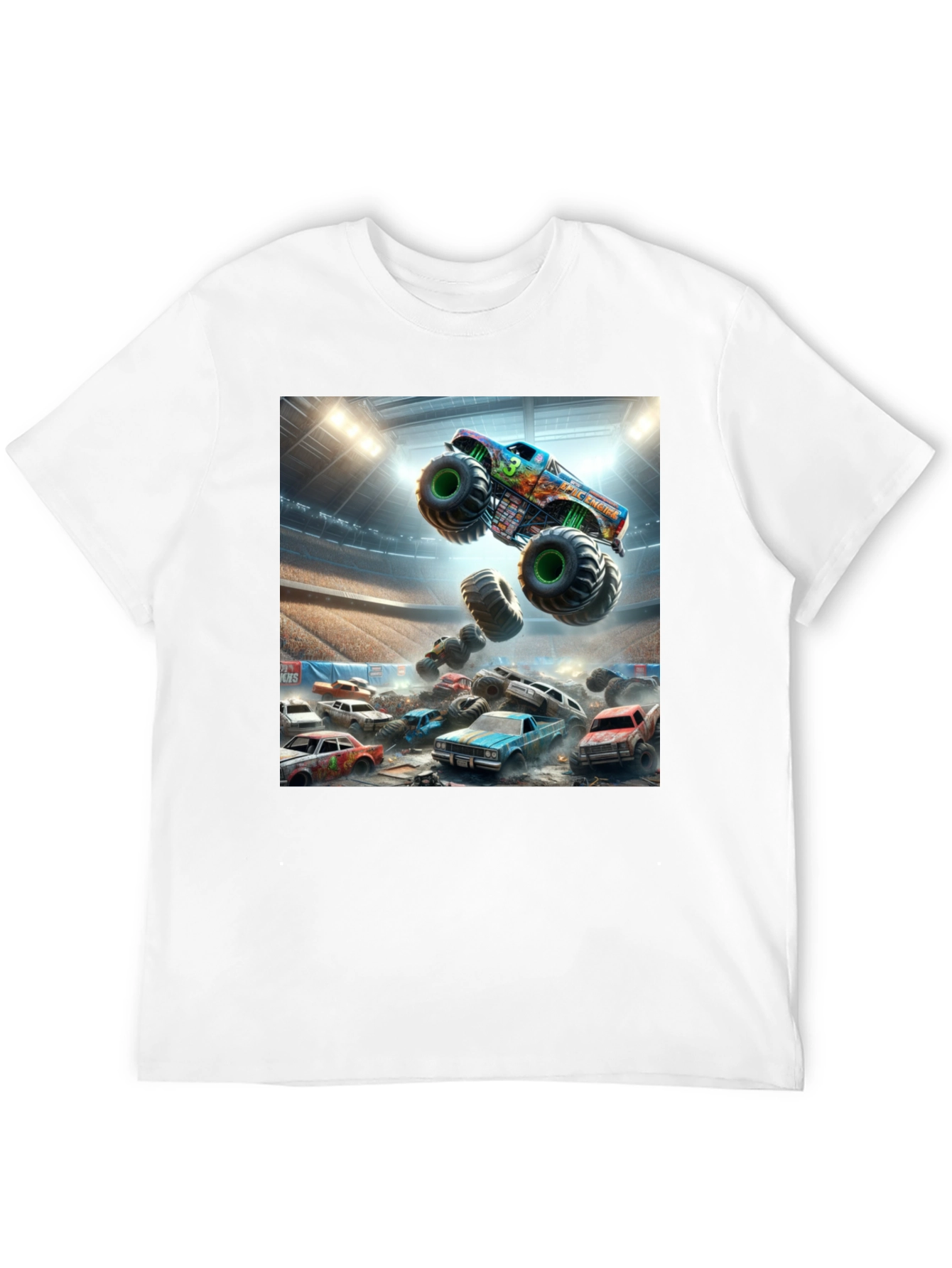Monster Truck Rally Graphic T-Shirt