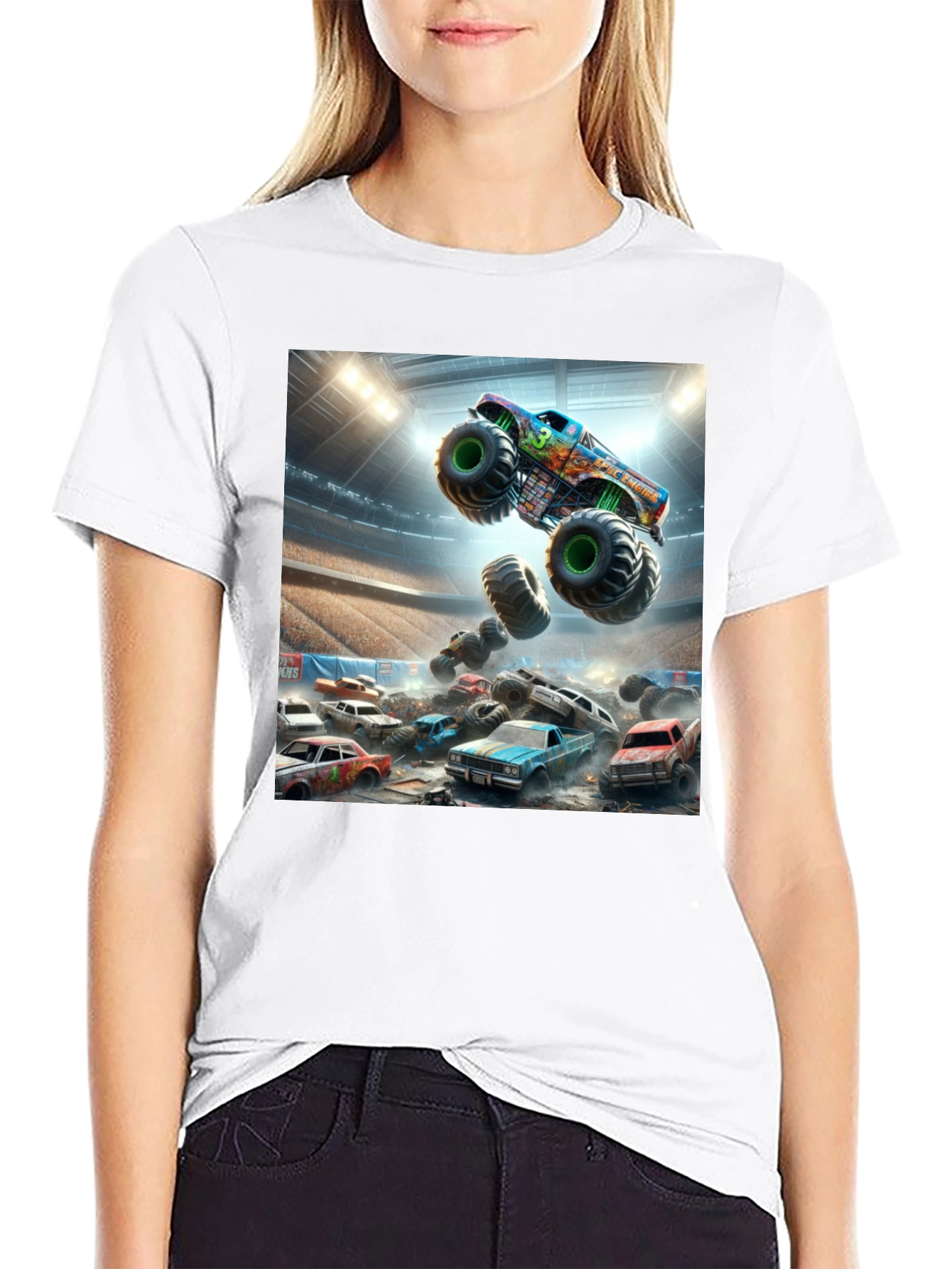 Monster Truck Rally Graphic T-Shirt