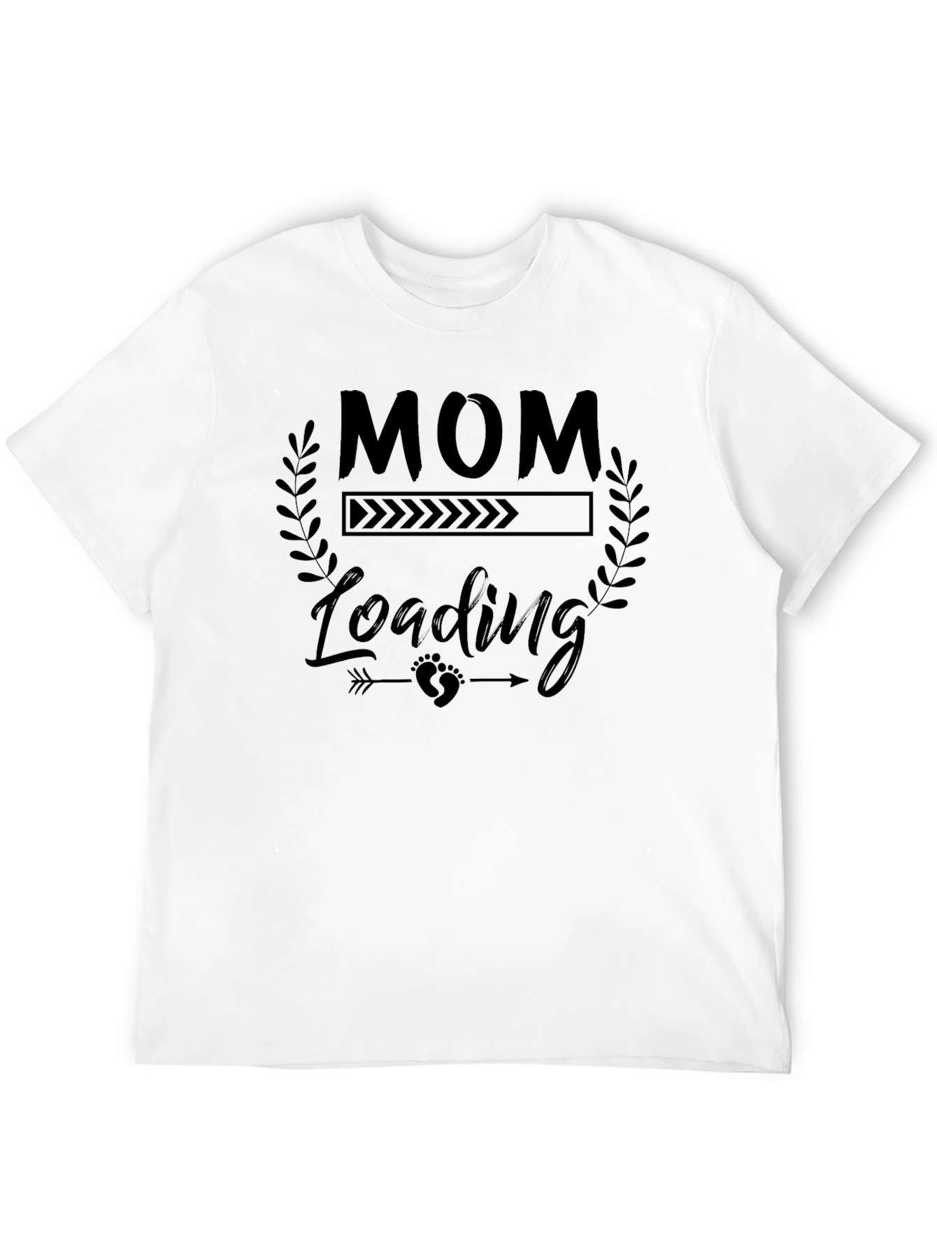 Mom Loading T-Shirt - Pregnancy Announcement Tee