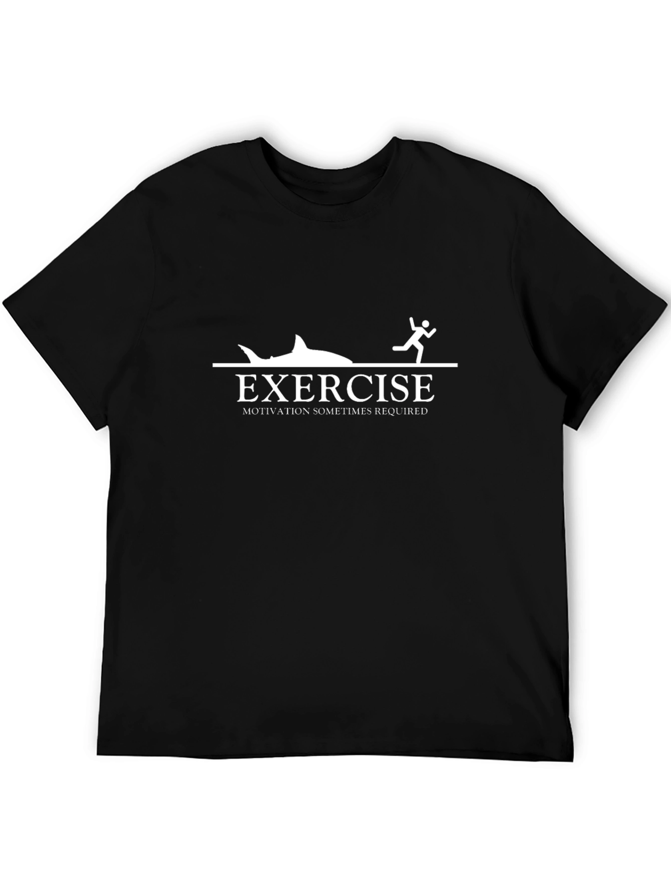 Exercise Shark T-Shirt - Funny Motivation Tee