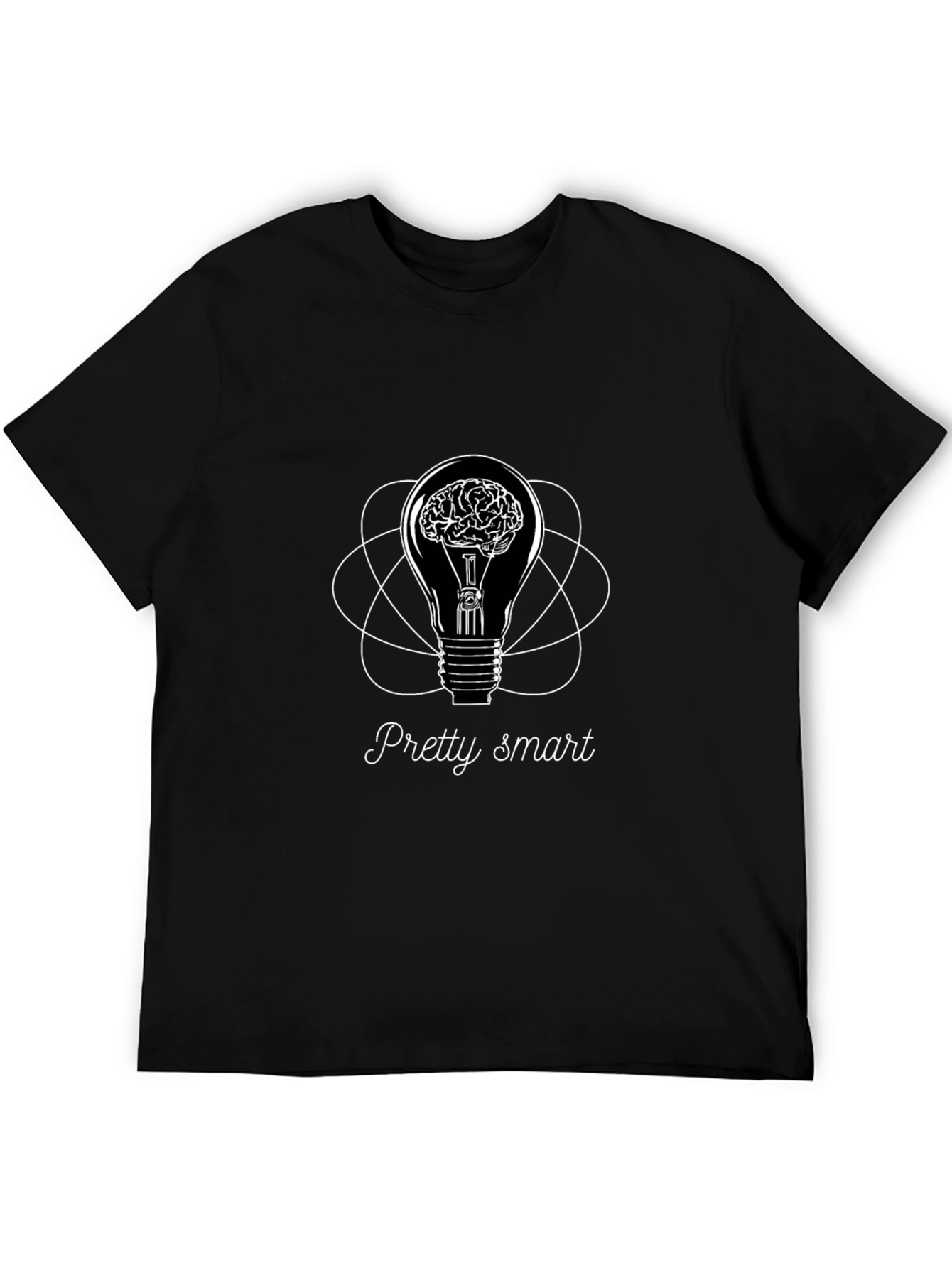 Pretty Smart Brain Light Bulb Graphic Tee