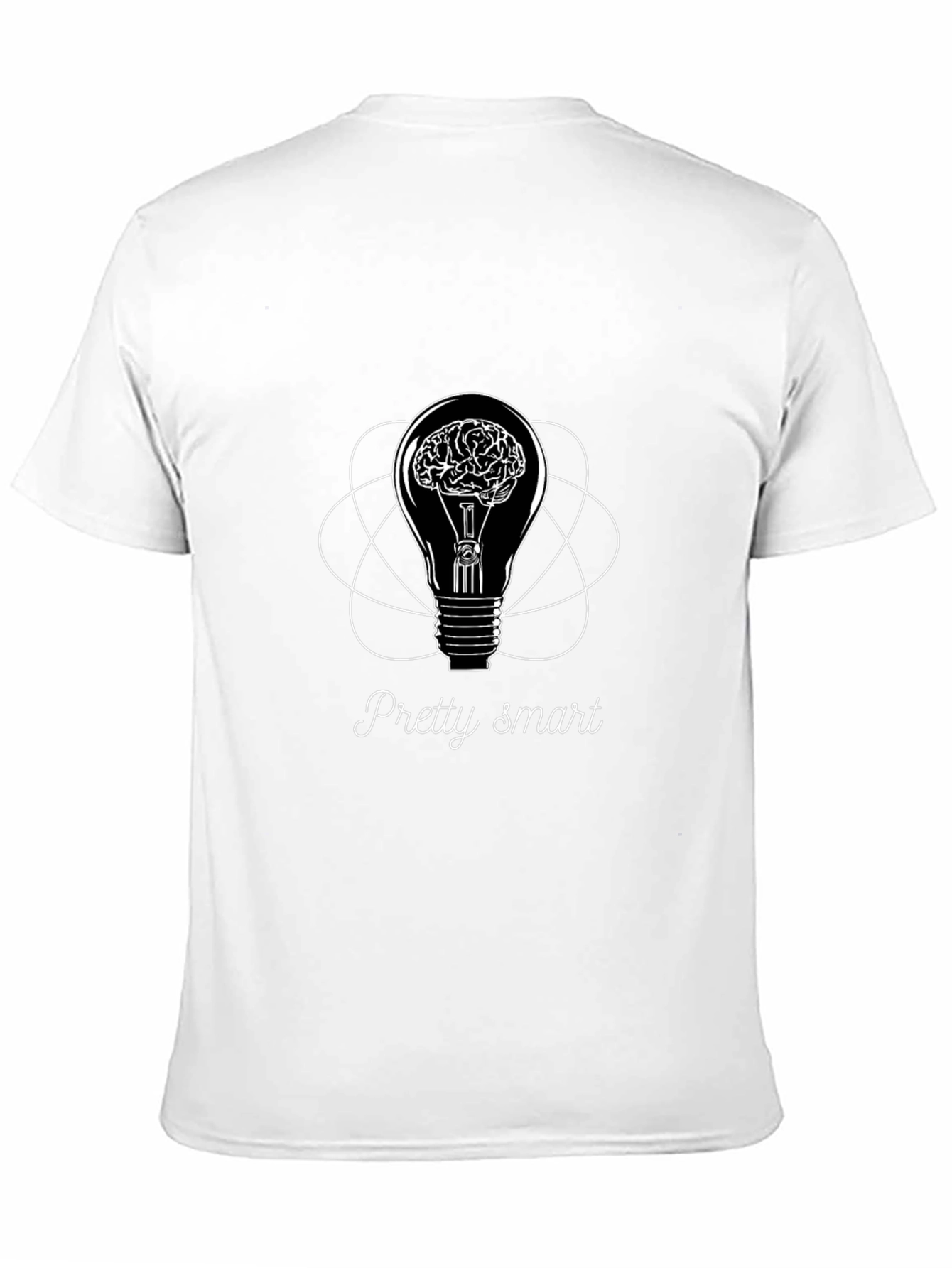 Pretty Smart Brain Light Bulb Graphic Tee