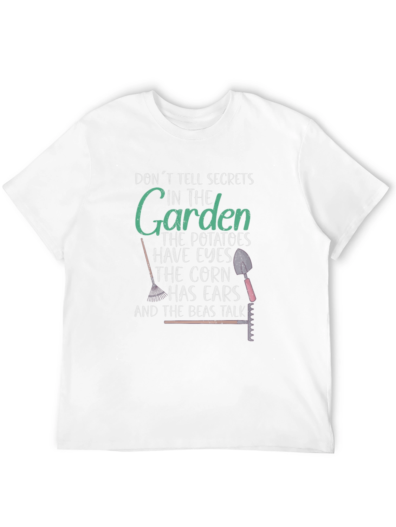 Gardening Humor T-Shirt - Dont Tell Secrets!