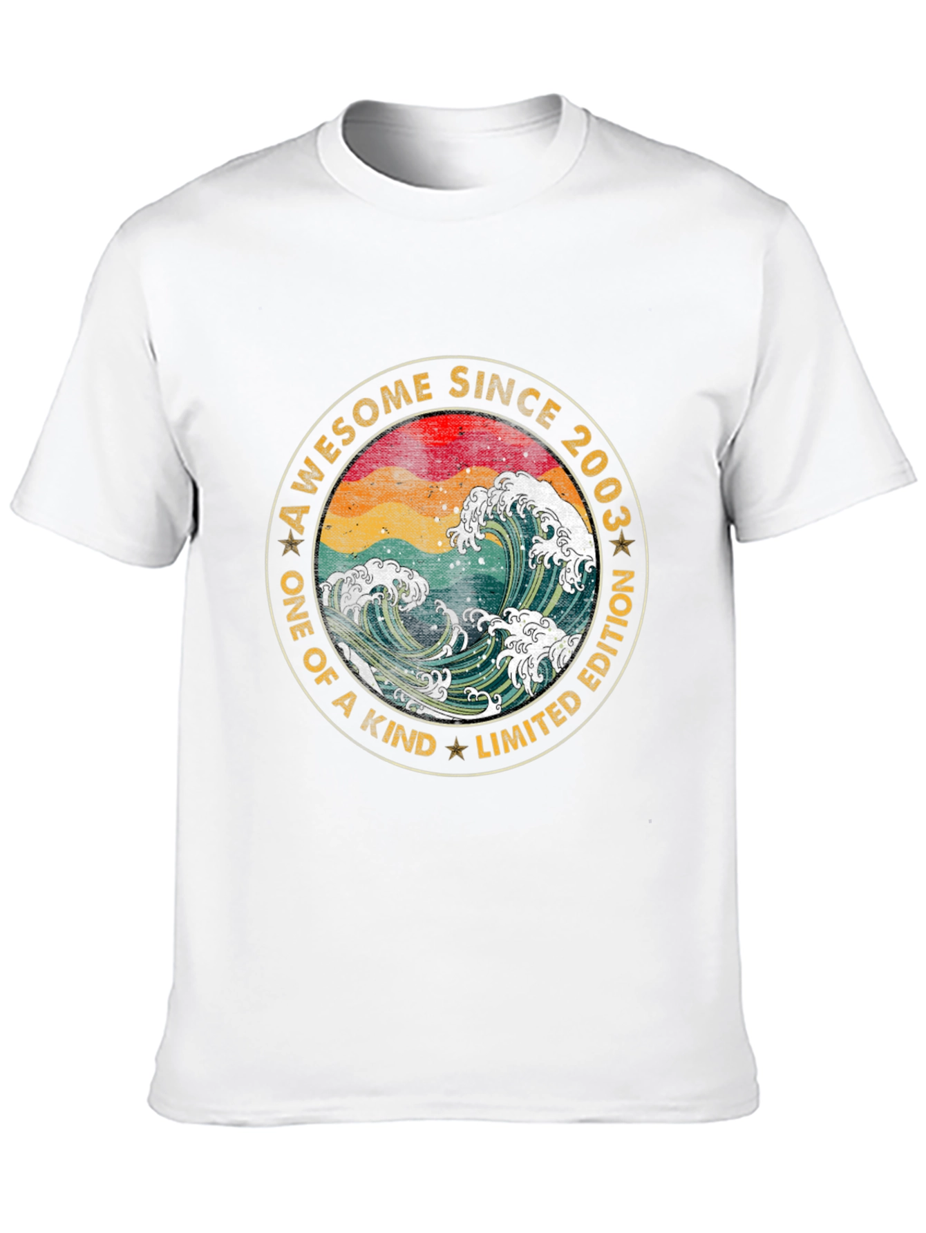 Awesome Since 2003 Limited Edition Wave T-Shirt