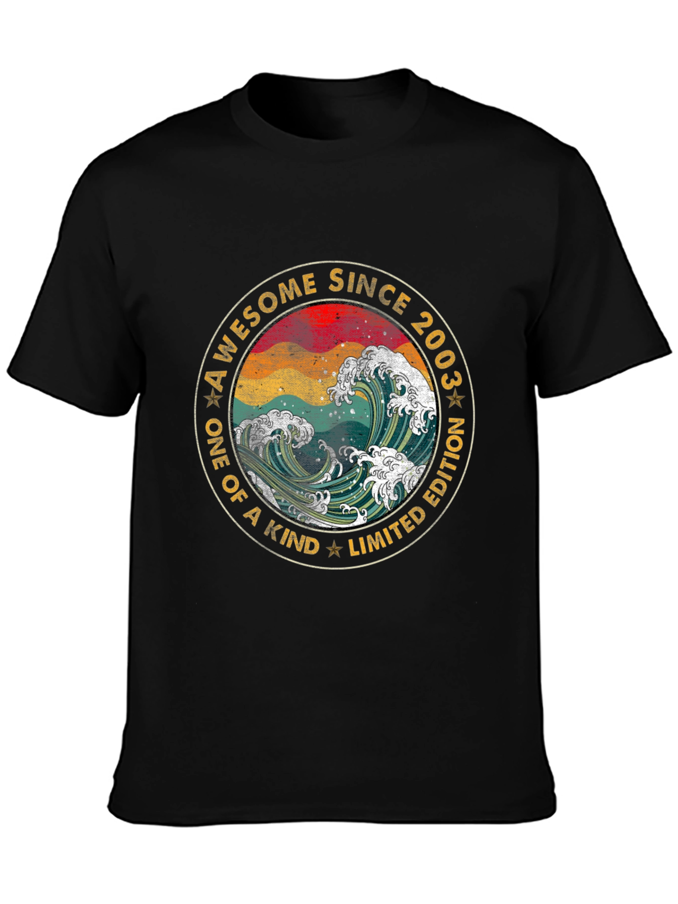 Awesome Since 2003 Limited Edition Wave T-Shirt