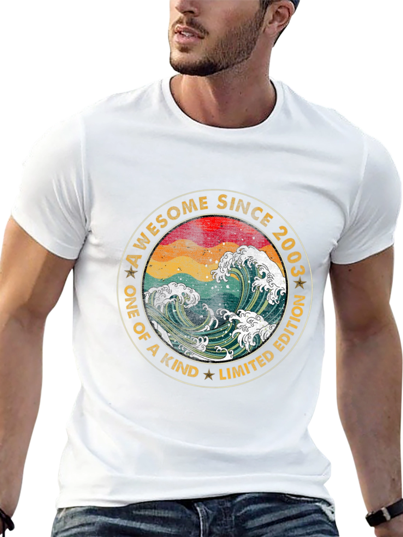 Awesome Since 2003 Limited Edition Wave T-Shirt