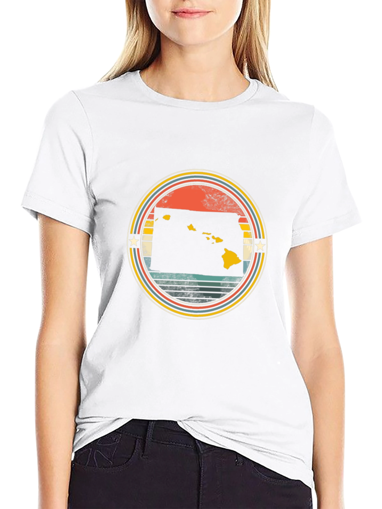 Hawaii Islands Retro T-Shirt
