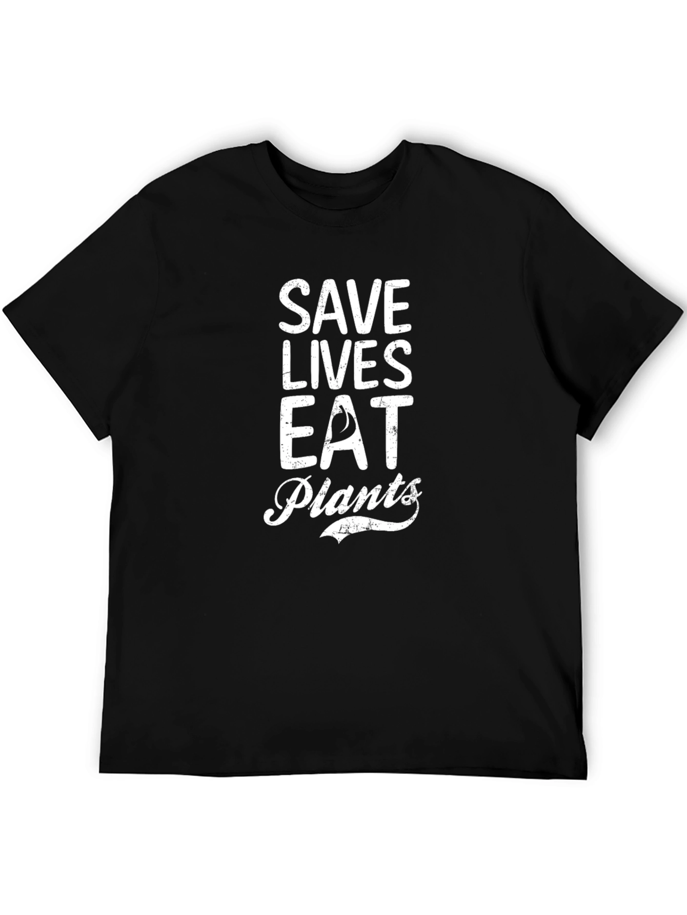 Save Lives Eat Plants T-Shirt - Vegan Style