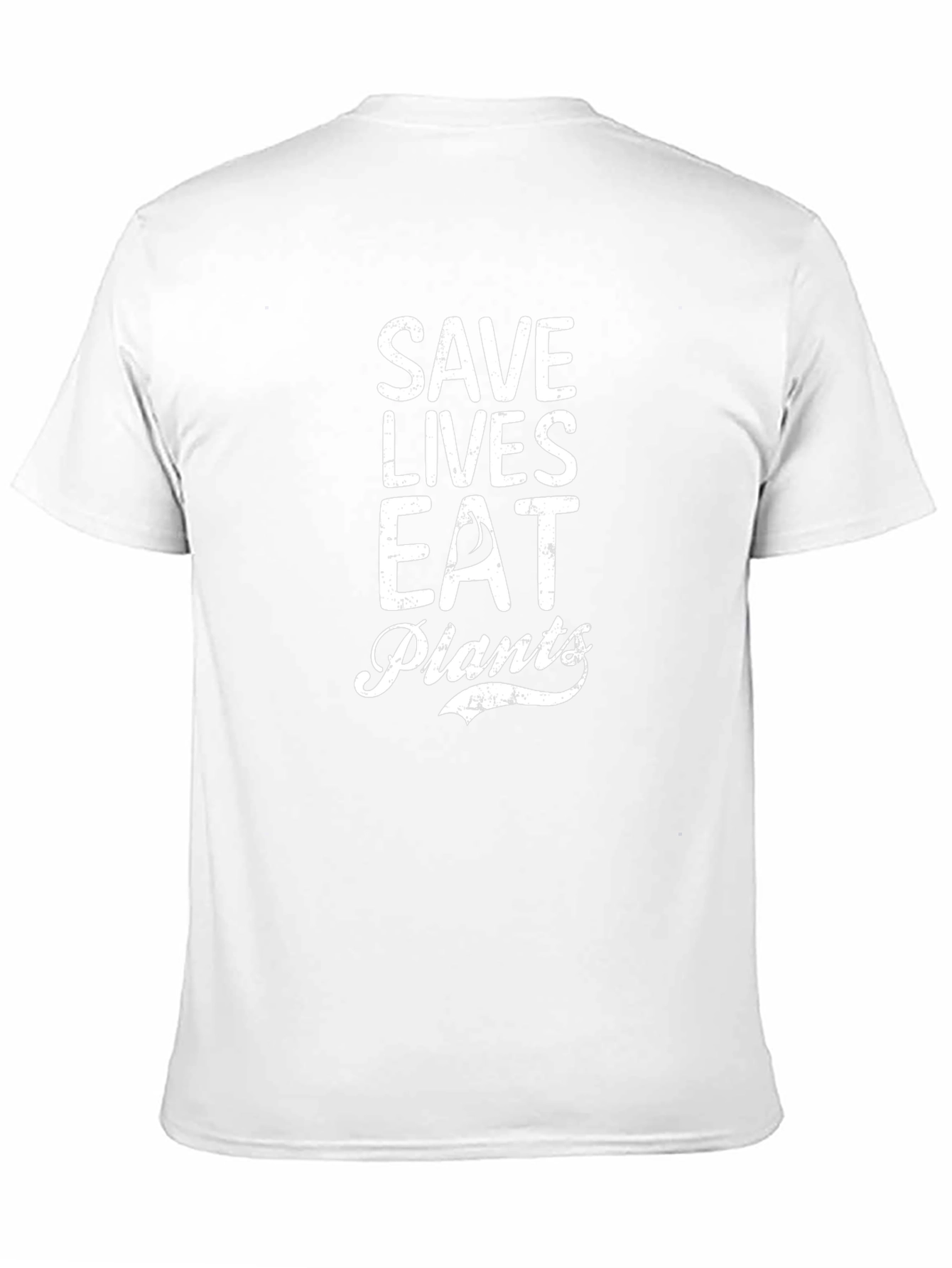 Save Lives Eat Plants T-Shirt - Vegan Style