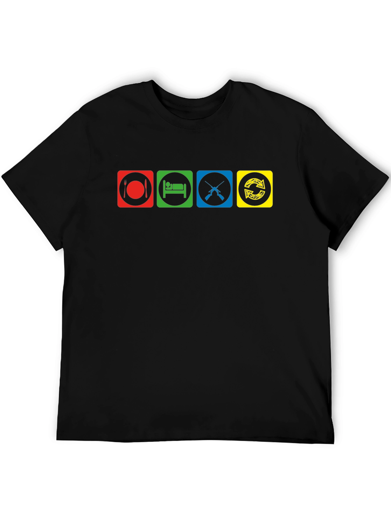 Eat Sleep Shoot Repeat Graphic Tee