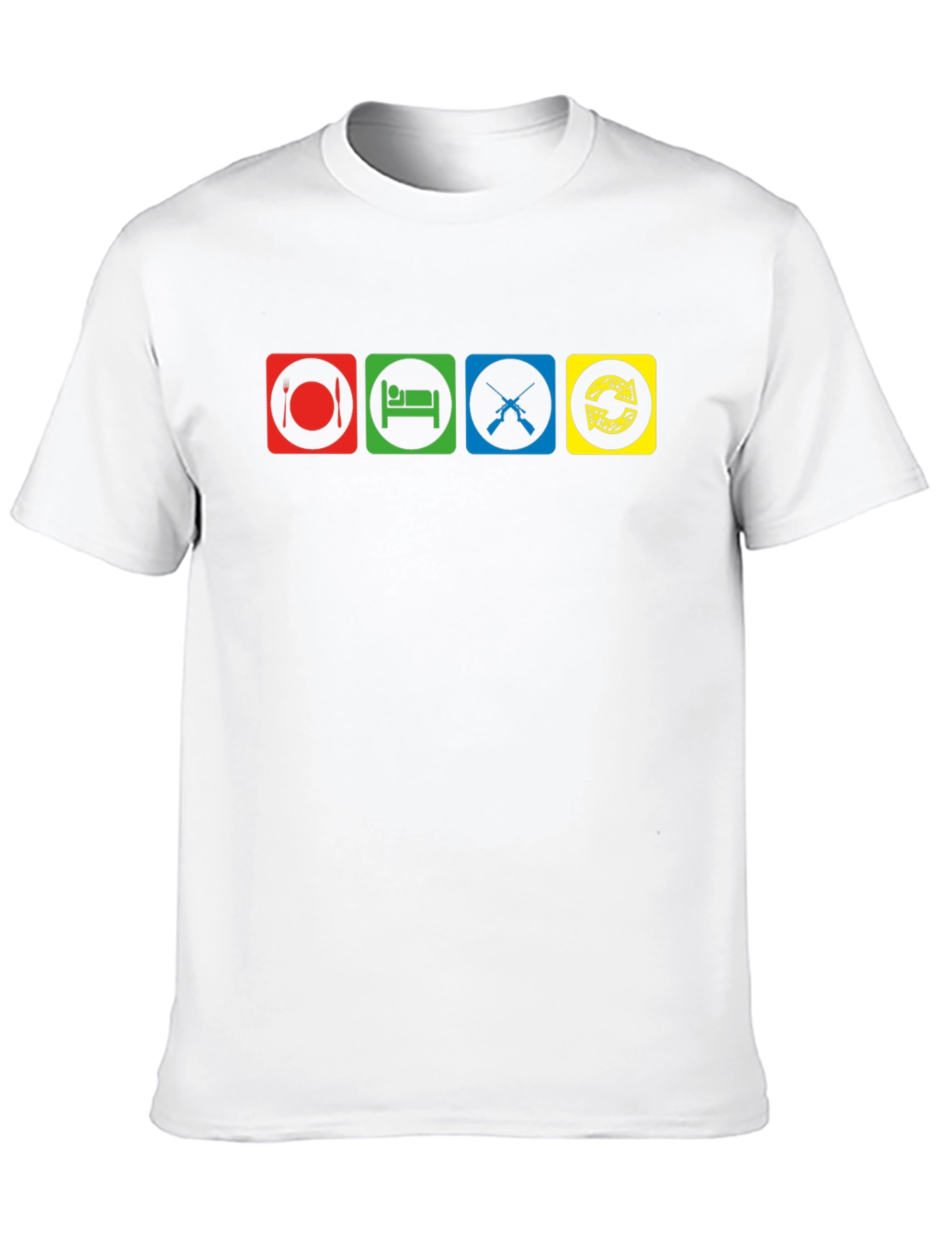 Eat Sleep Shoot Repeat Graphic Tee
