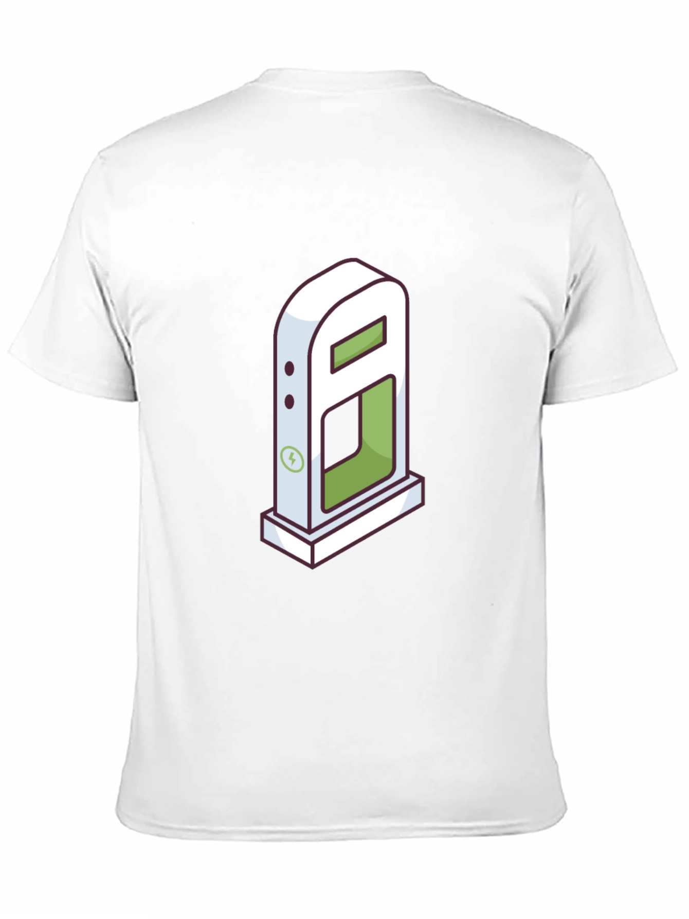 Electric Vehicle Charging Station Graphic T-Shirt