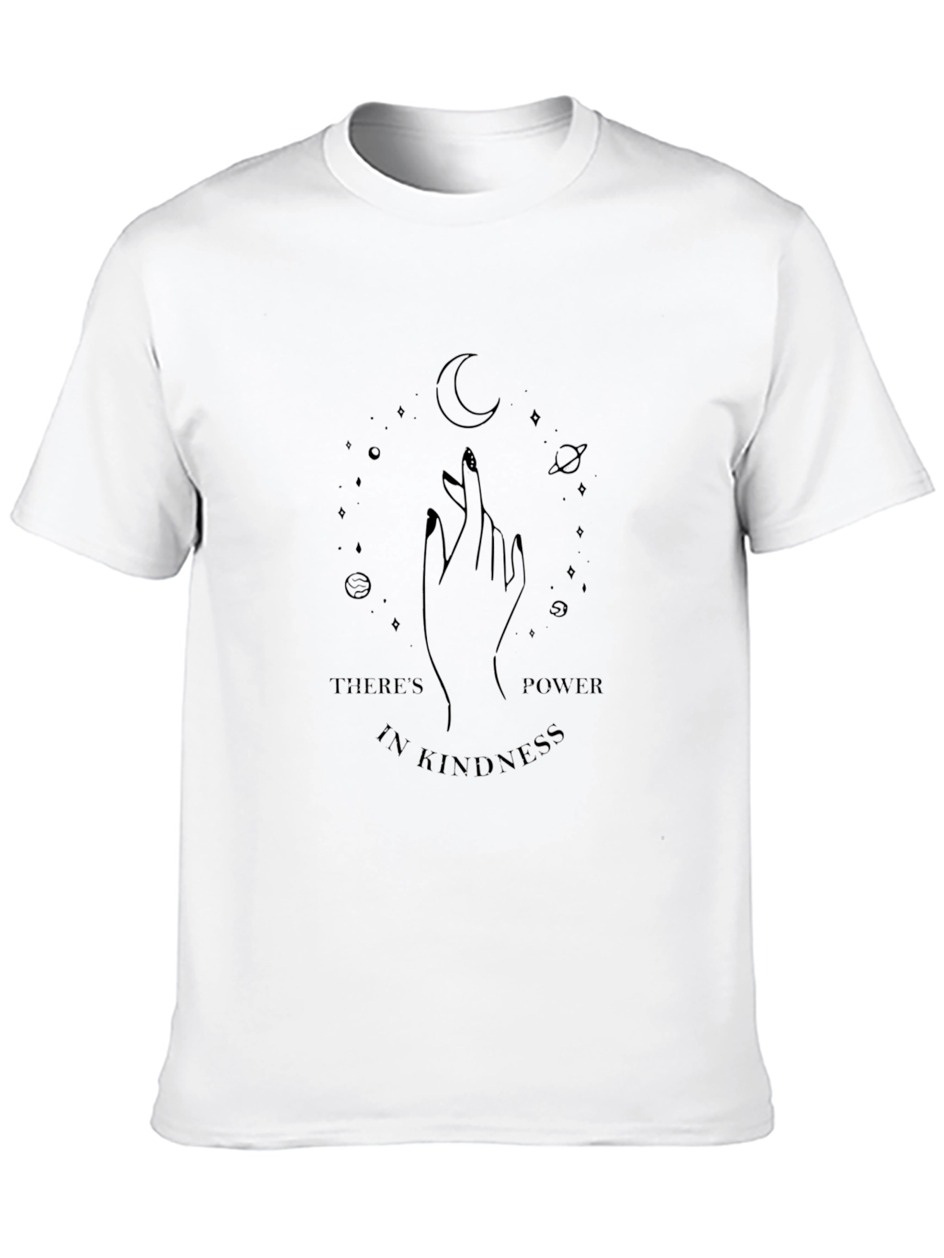 Kindness Power Graphic Black Tee