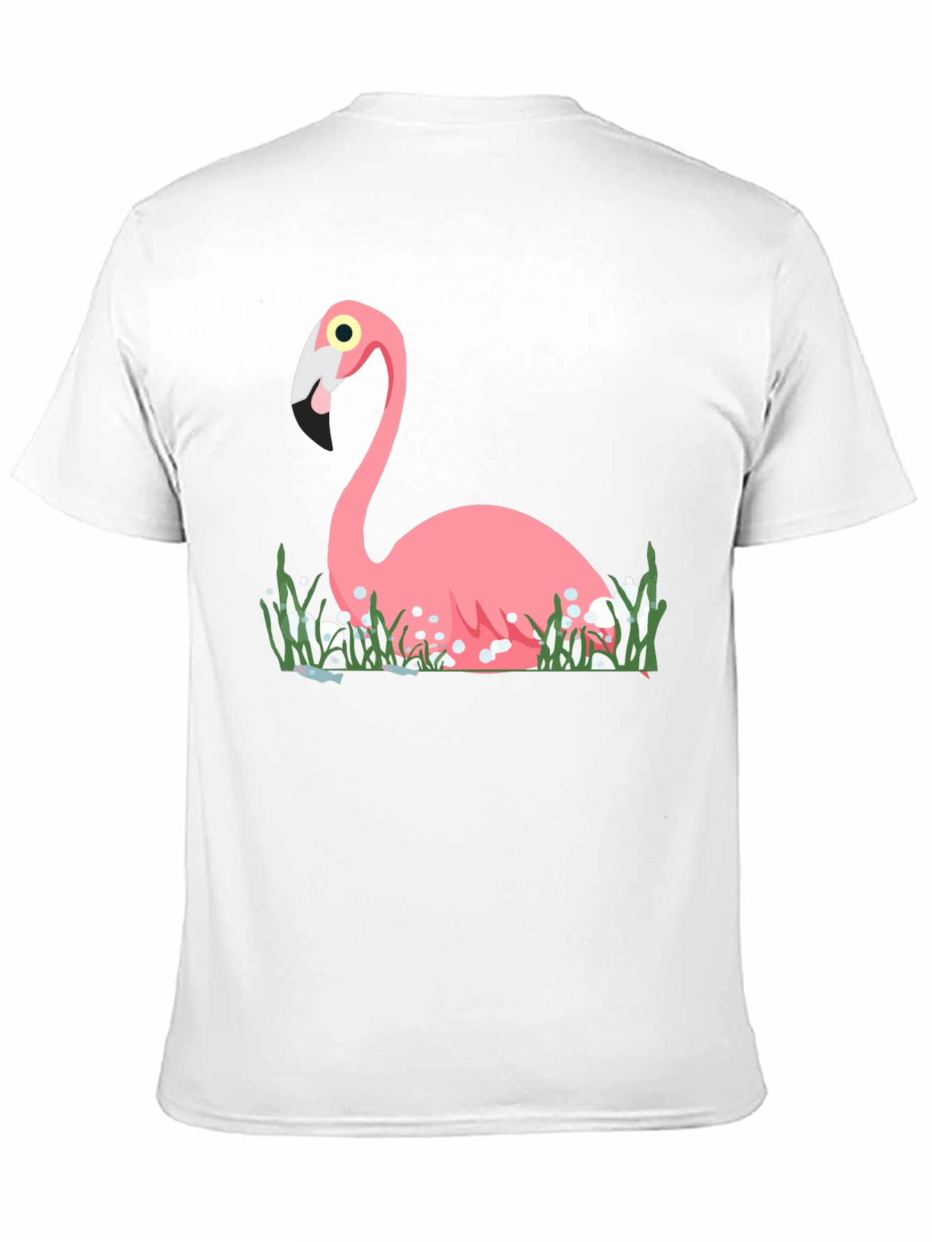 Flamingo Graphic Tee - Stylish Black T-Shirt