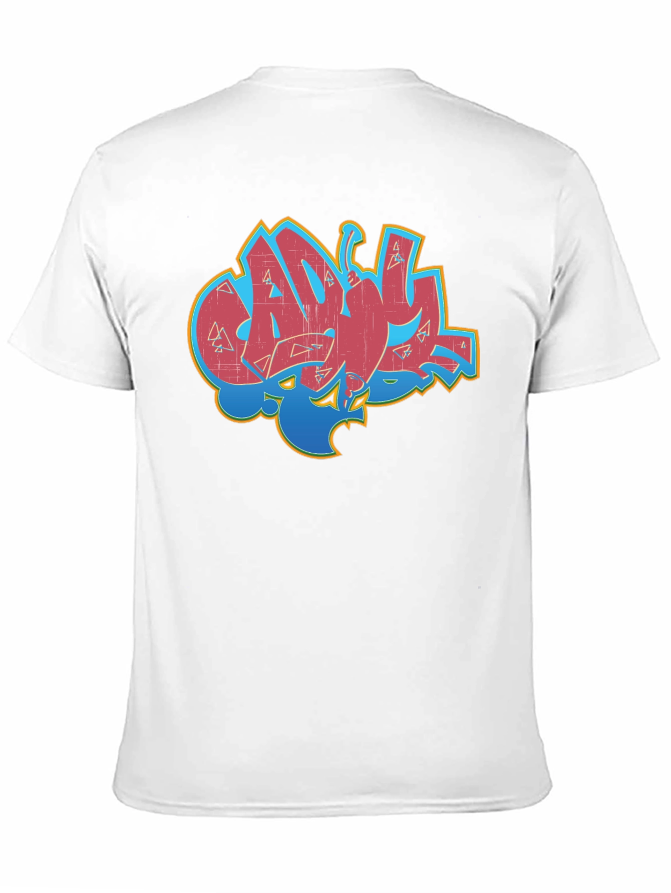 Graffiti Style Graphic Print T-Shirt