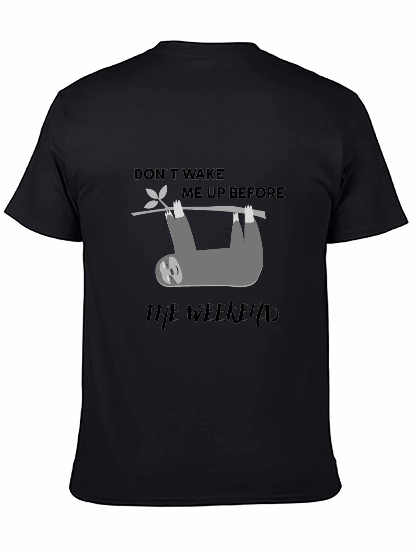 Dont Wake Me Sloth Graphic Tee