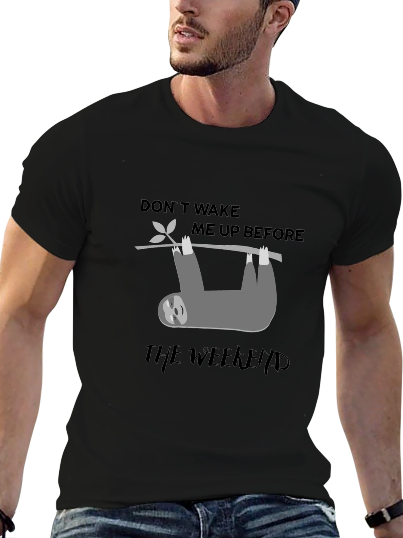 Dont Wake Me Sloth Graphic Tee