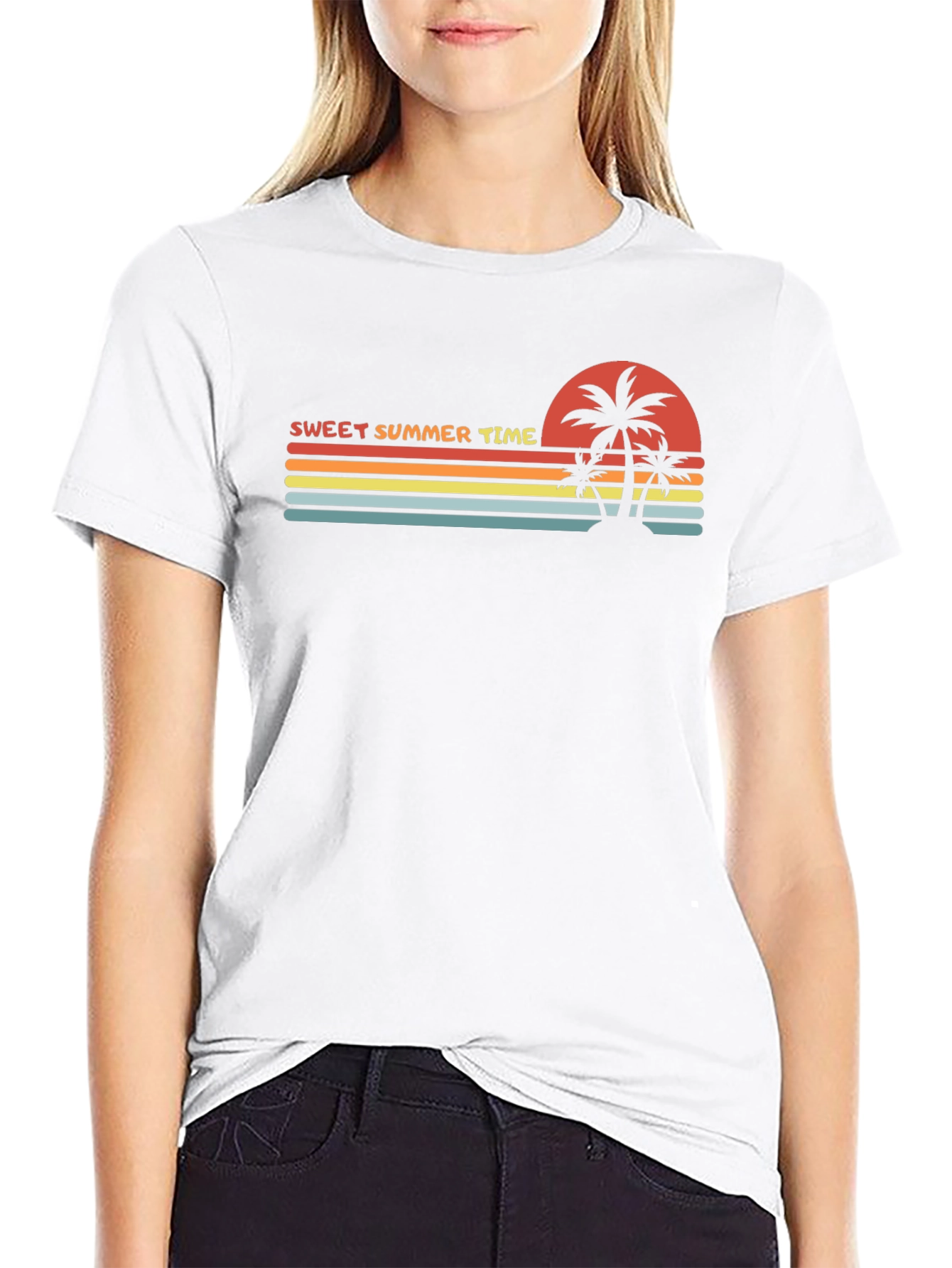 Sweet Summer Time Retro Graphic Tee