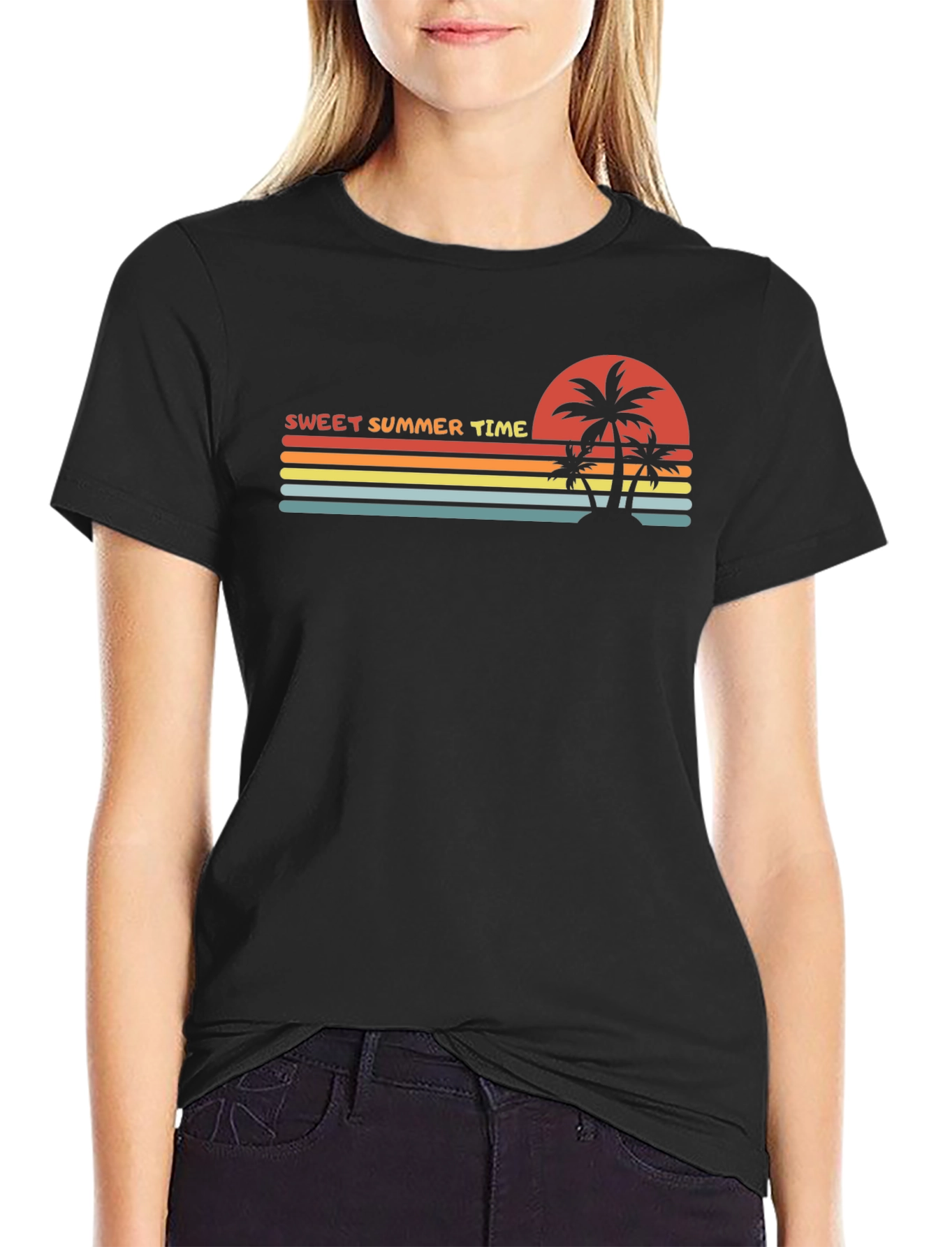 Sweet Summer Time Retro Graphic Tee