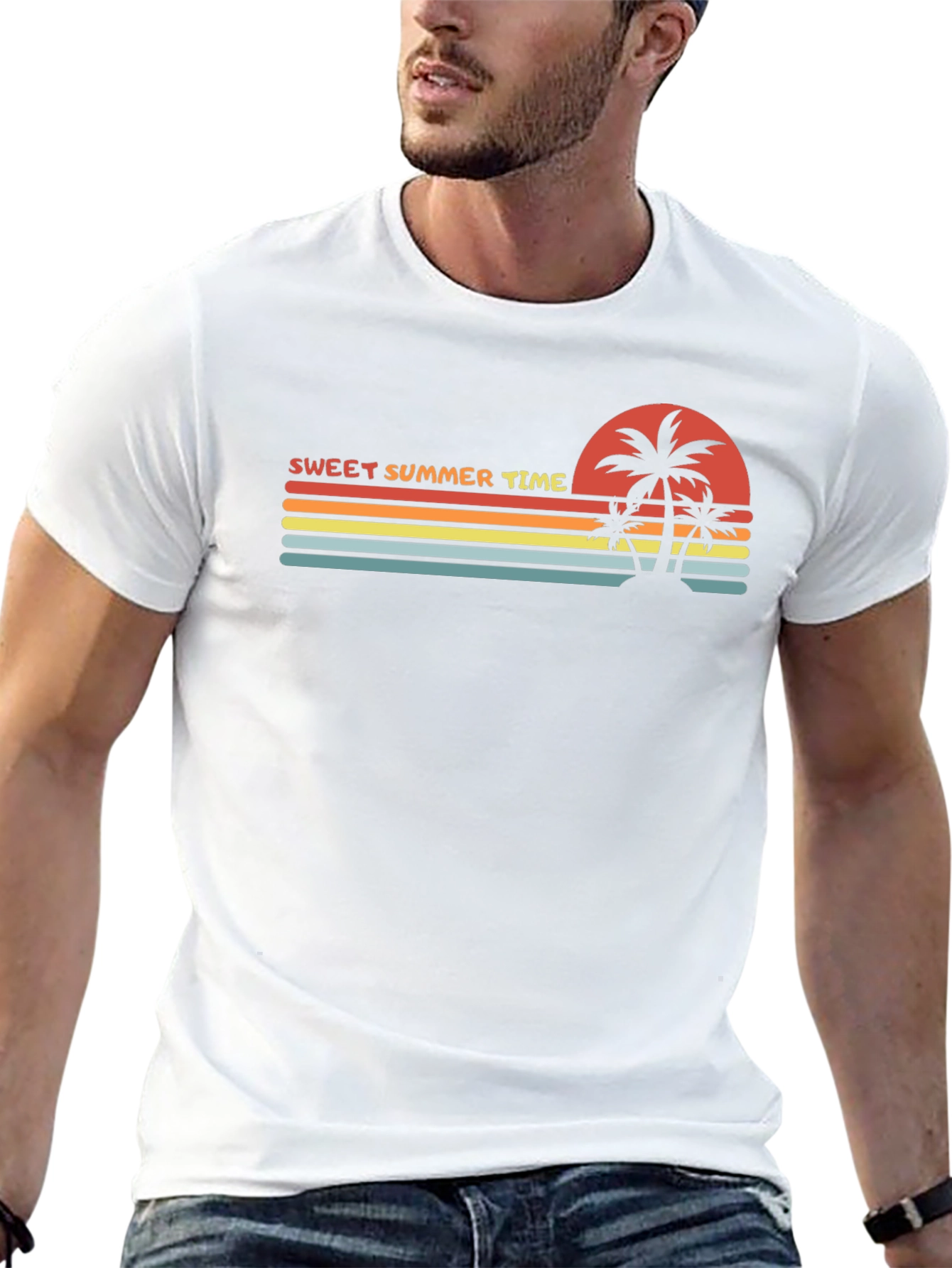Sweet Summer Time Retro Graphic Tee
