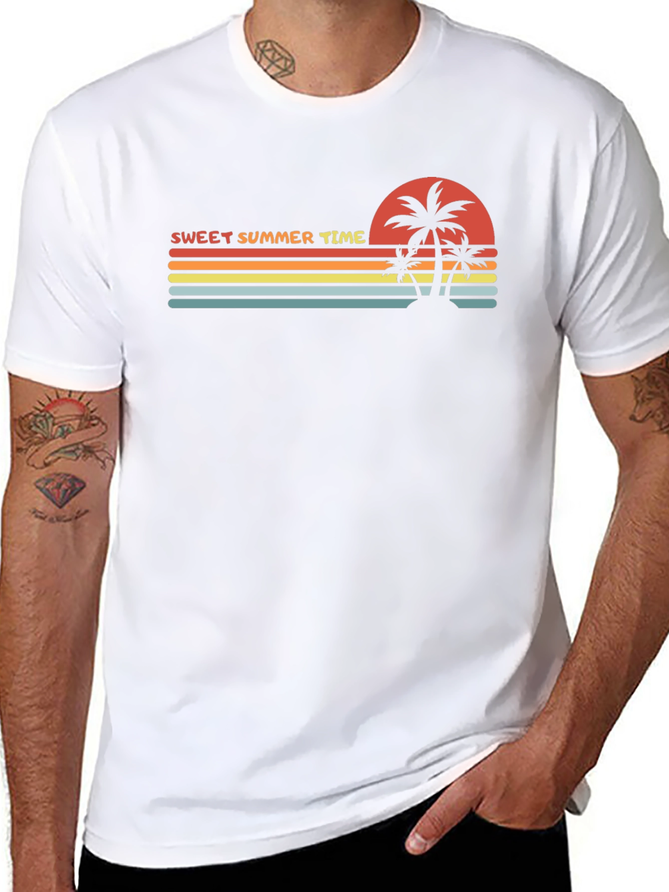 Sweet Summer Time Retro Graphic Tee