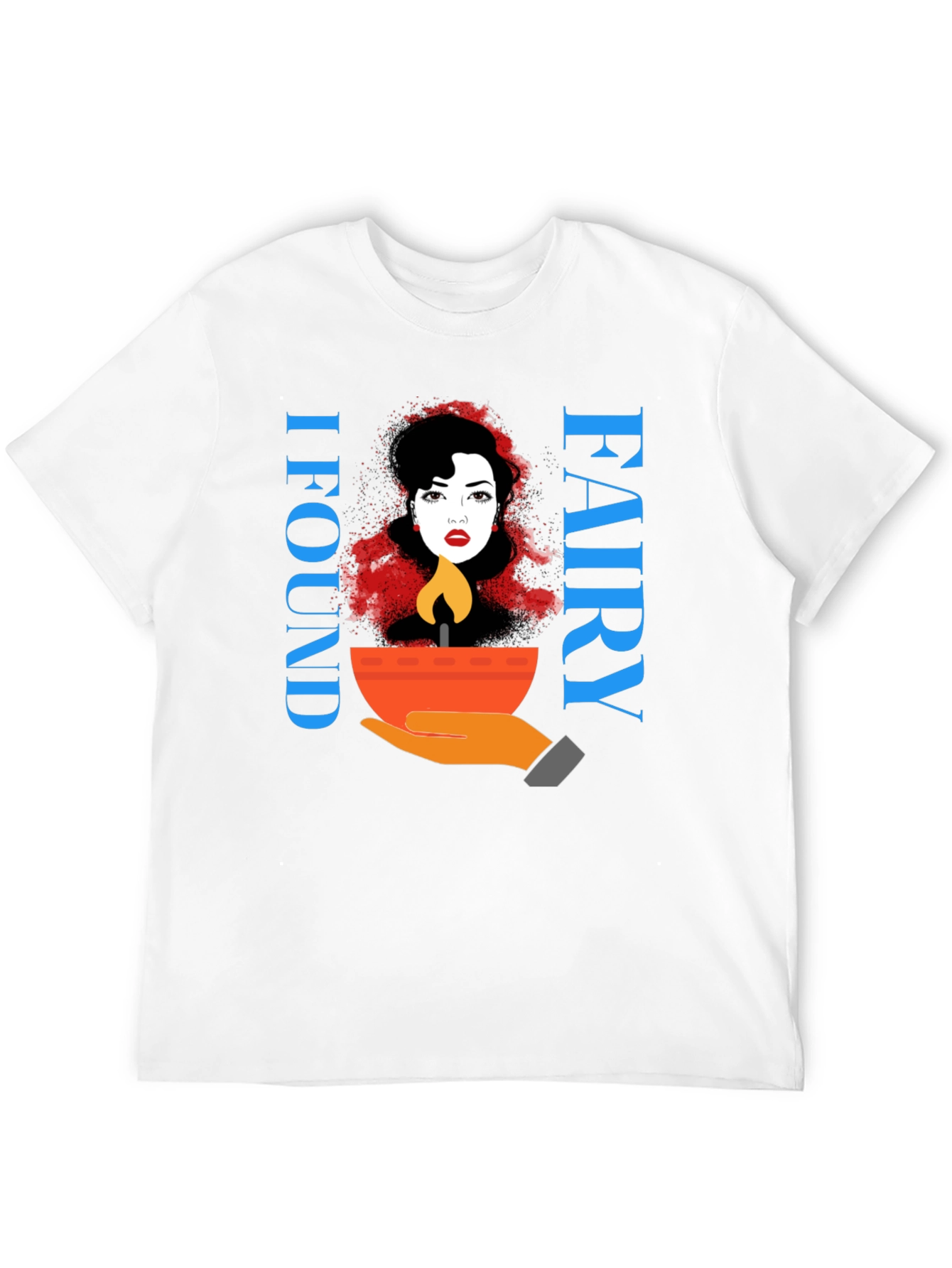 I Found Fairy Black T-Shirt