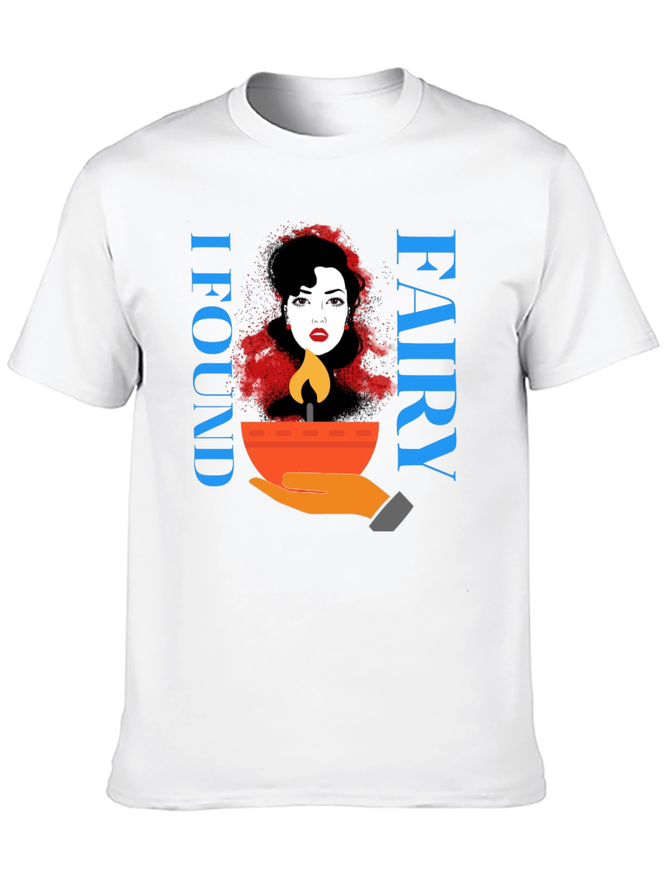 I Found Fairy Black T-Shirt