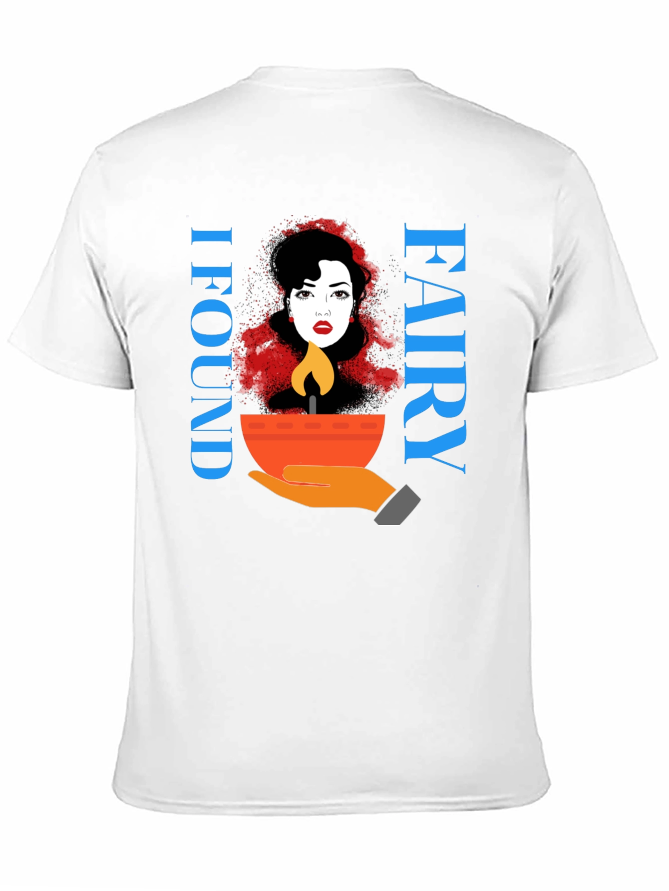 I Found Fairy Black T-Shirt